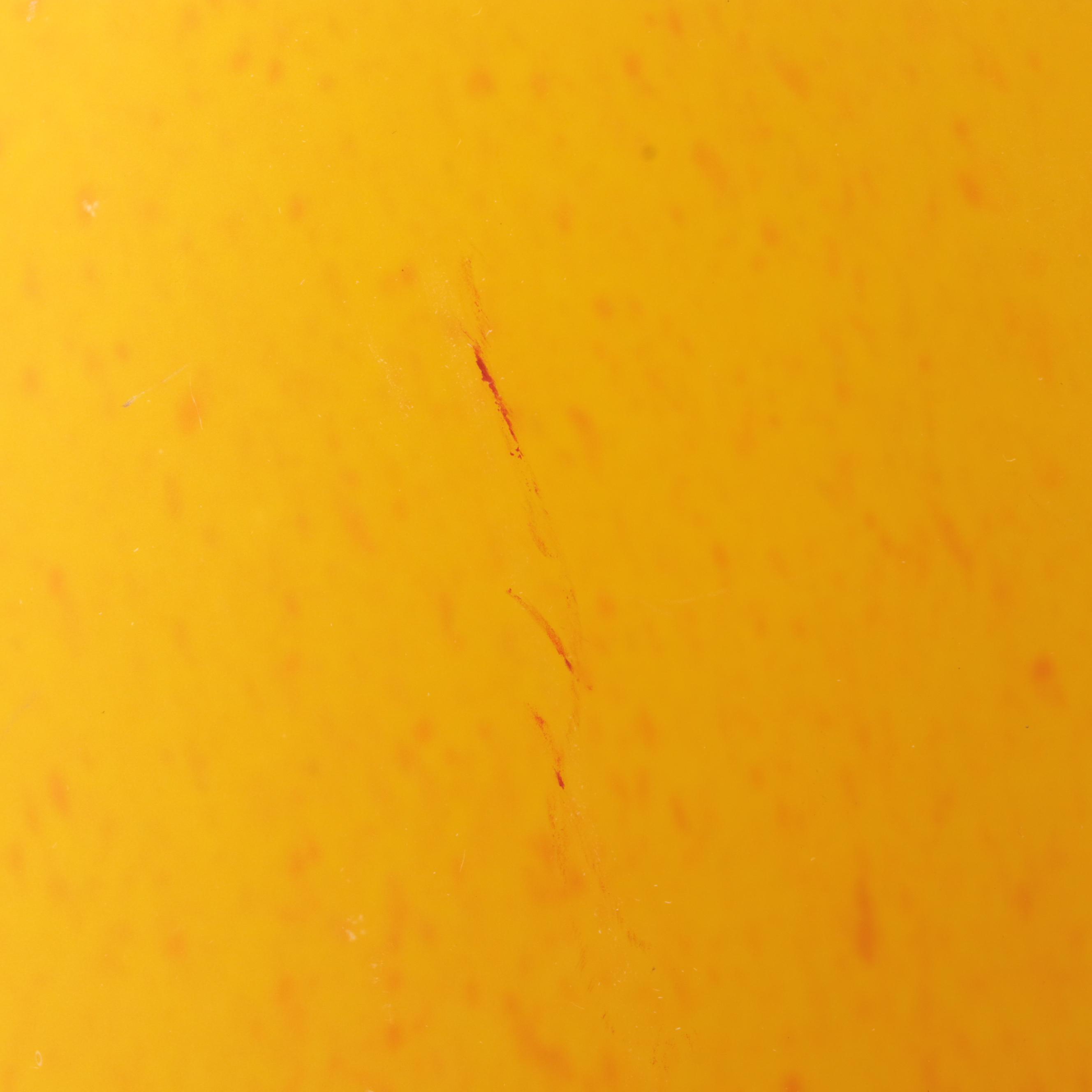 Mold-Blown Yellow and Confetti Satin Glass Pendant Shade