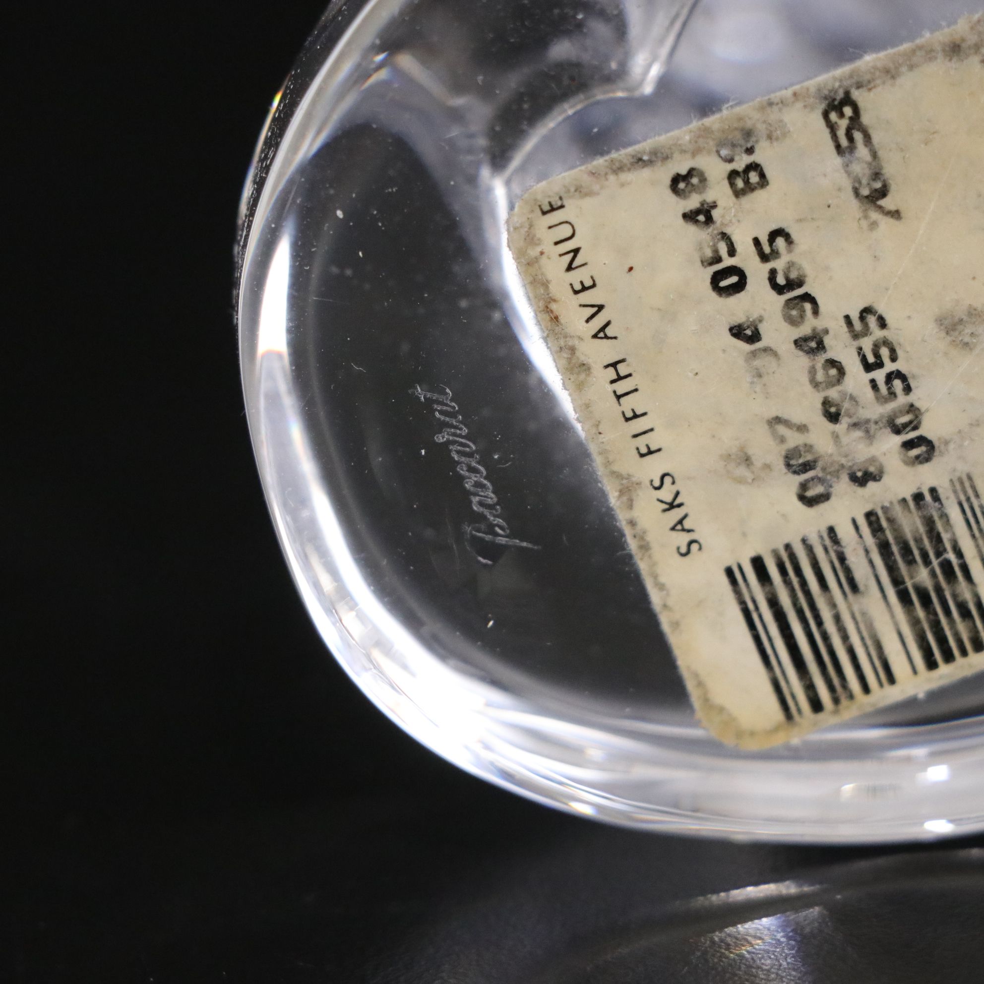 Baccarat Crystal Golf Figurine with Val St. Lambert Madonna and Child Figurine