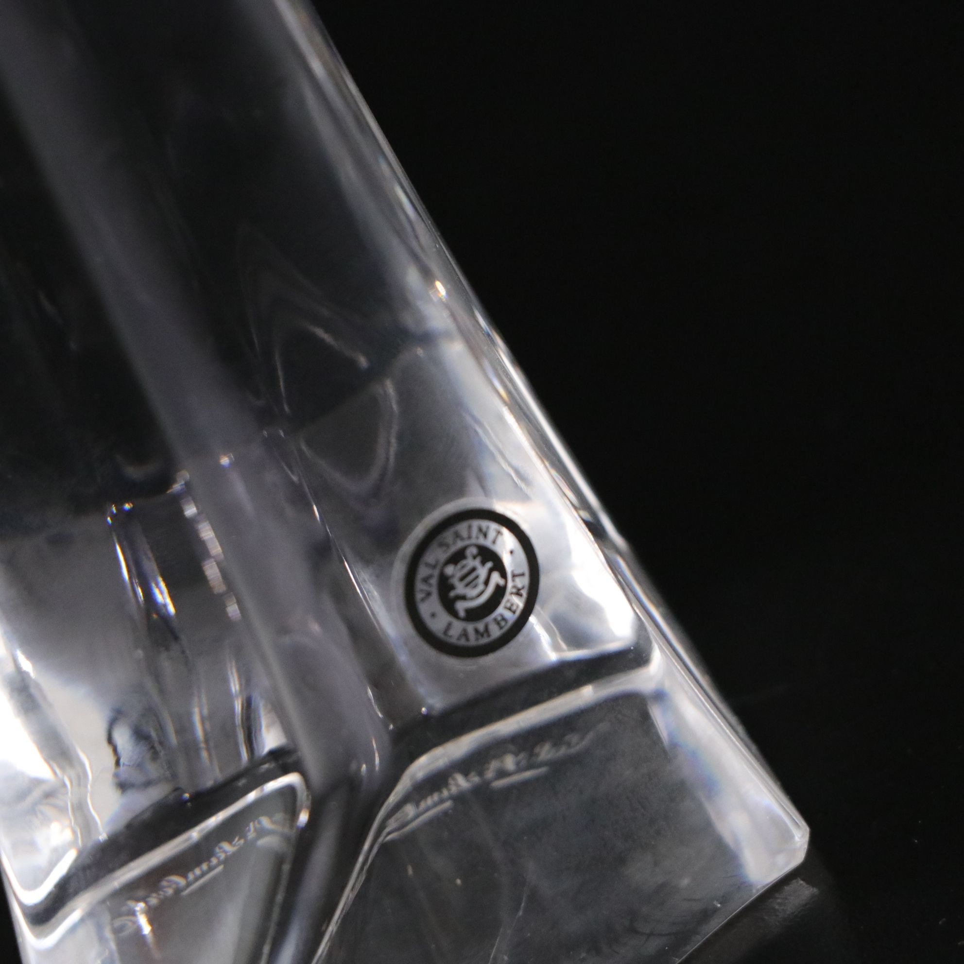 Baccarat Crystal Golf Figurine with Val St. Lambert Madonna and Child Figurine