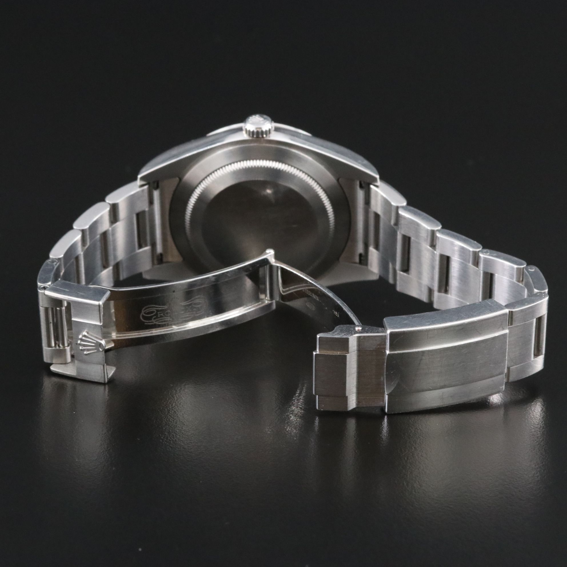 Rolex Black Dial 3 Arabic Numerals Explorer Watch