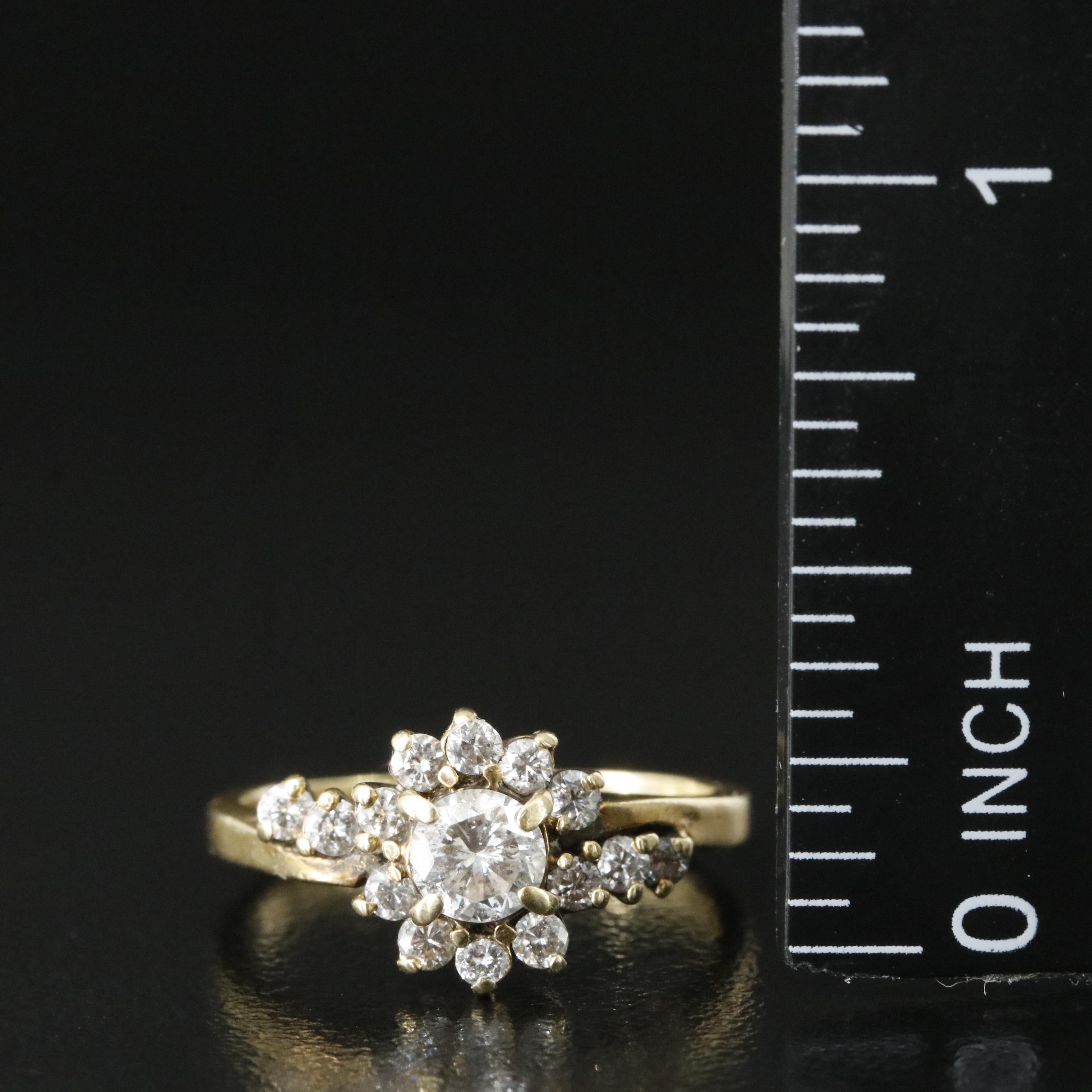 14K 0.68 CTW Diamond Ring