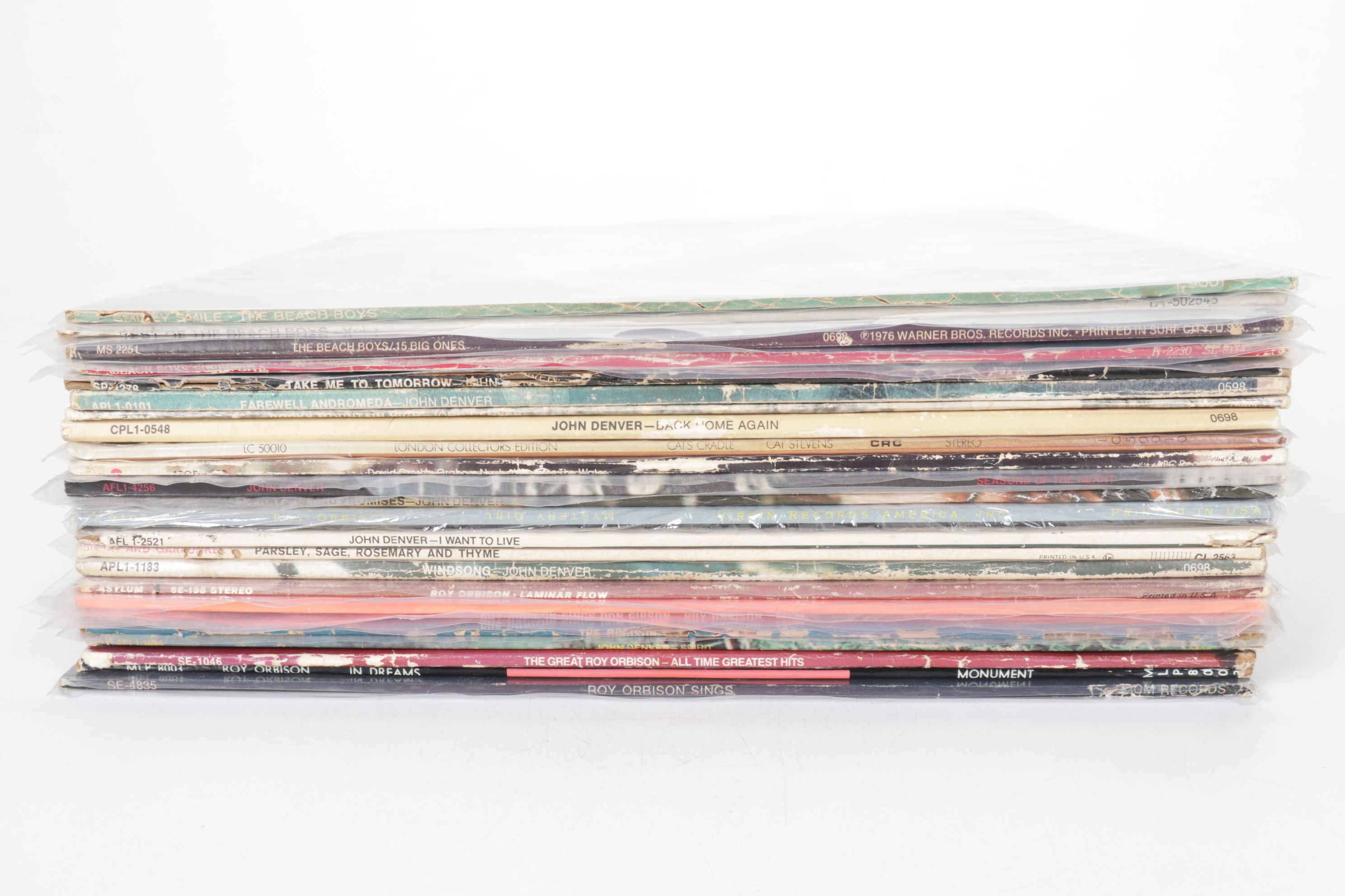 Roy Orbison, John Denver, Simon & Garfunkel and The Beach Boys Vinyl Records