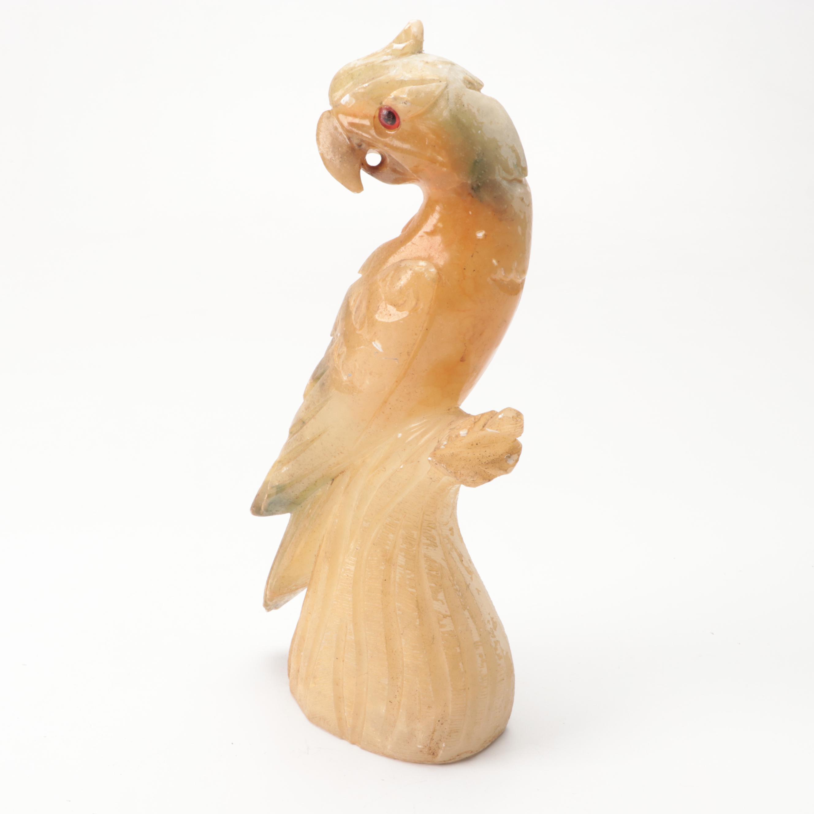 Hand-Carved Hand-Painted Wooden Cat with Animals and Other Figurines