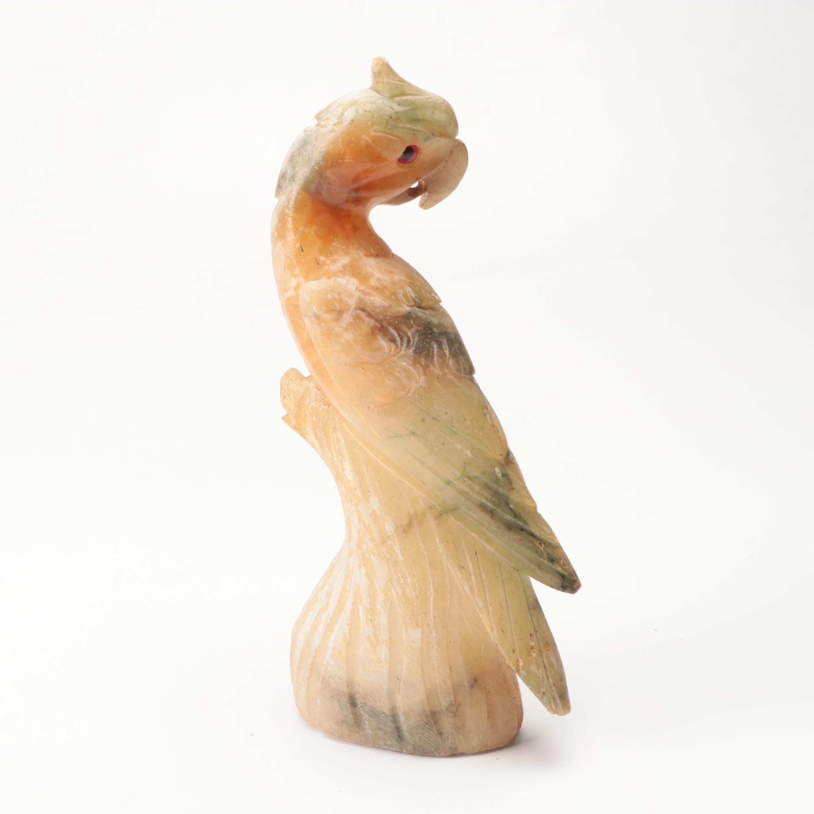 Hand-Carved Hand-Painted Wooden Cat with Animals and Other Figurines