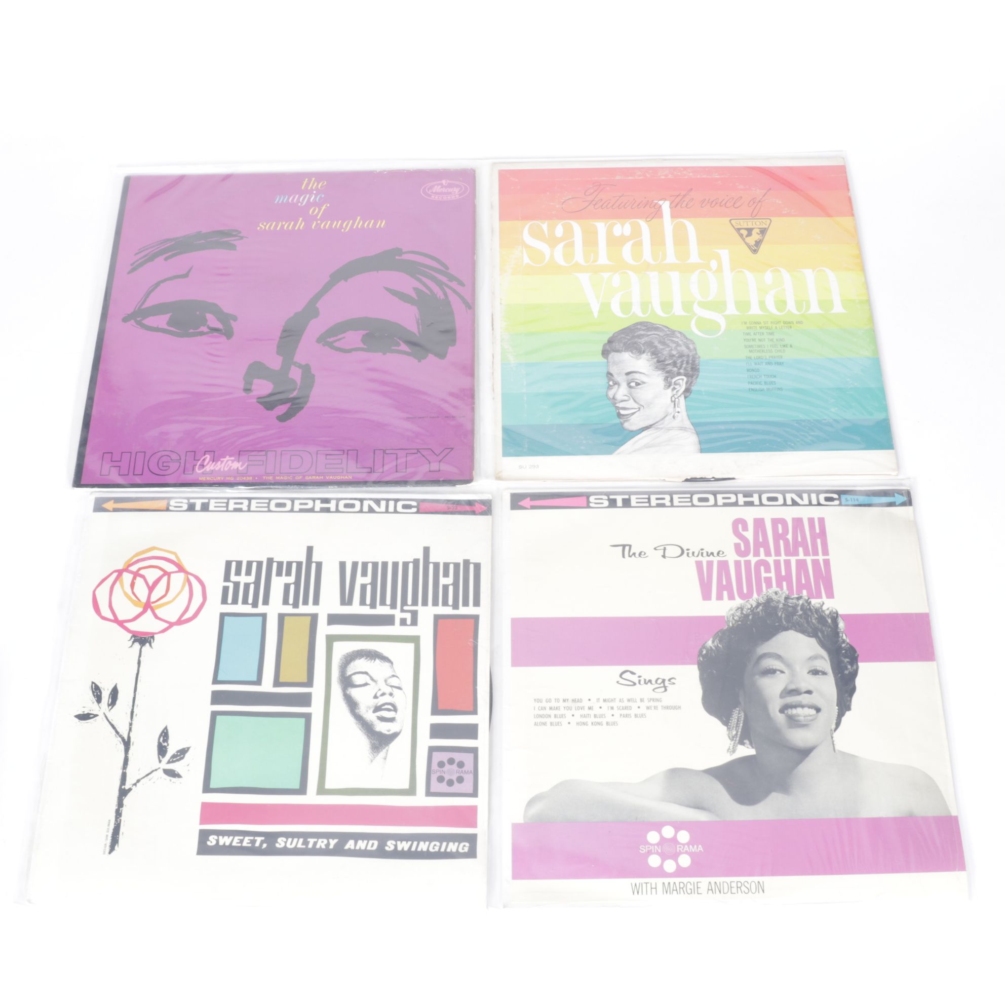 Nancy Wilson, Johnny Mathis & Sarah Vaughan Vinyl Record Albums