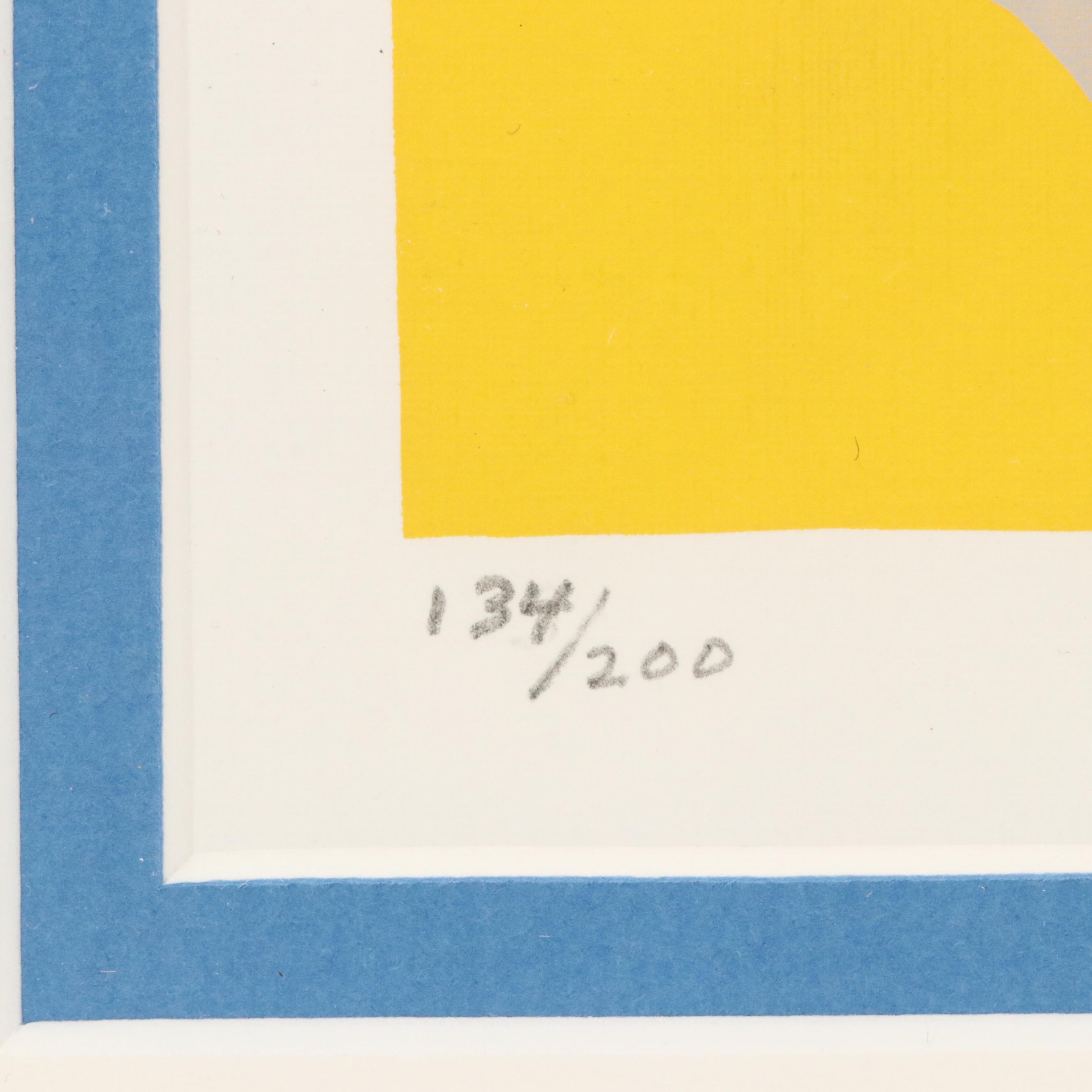 Wilfred Labiosa Serigraph of Parrot on Streetlamp