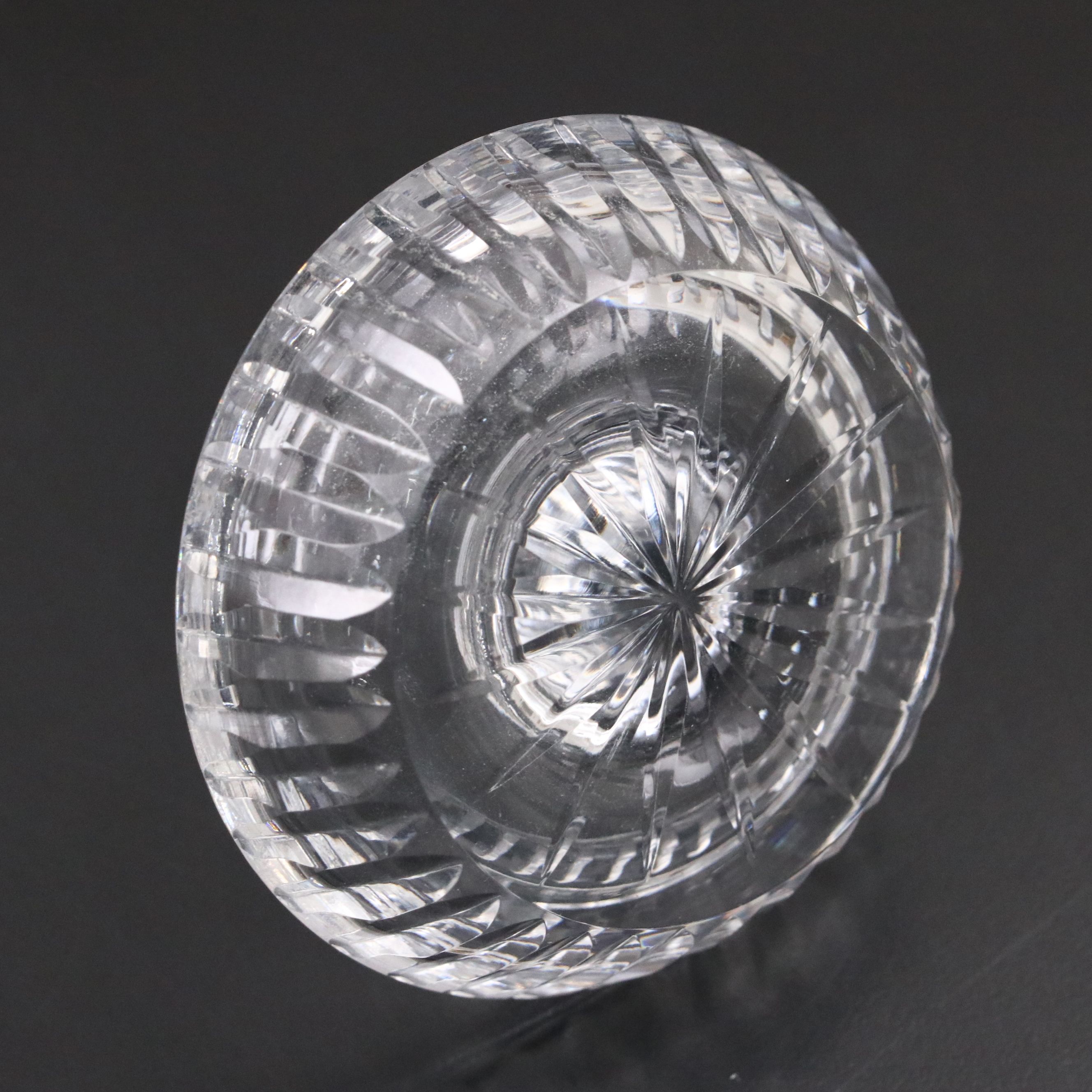 Waterford Crystal Creamer and Vase with Other Crystal Table Accessories