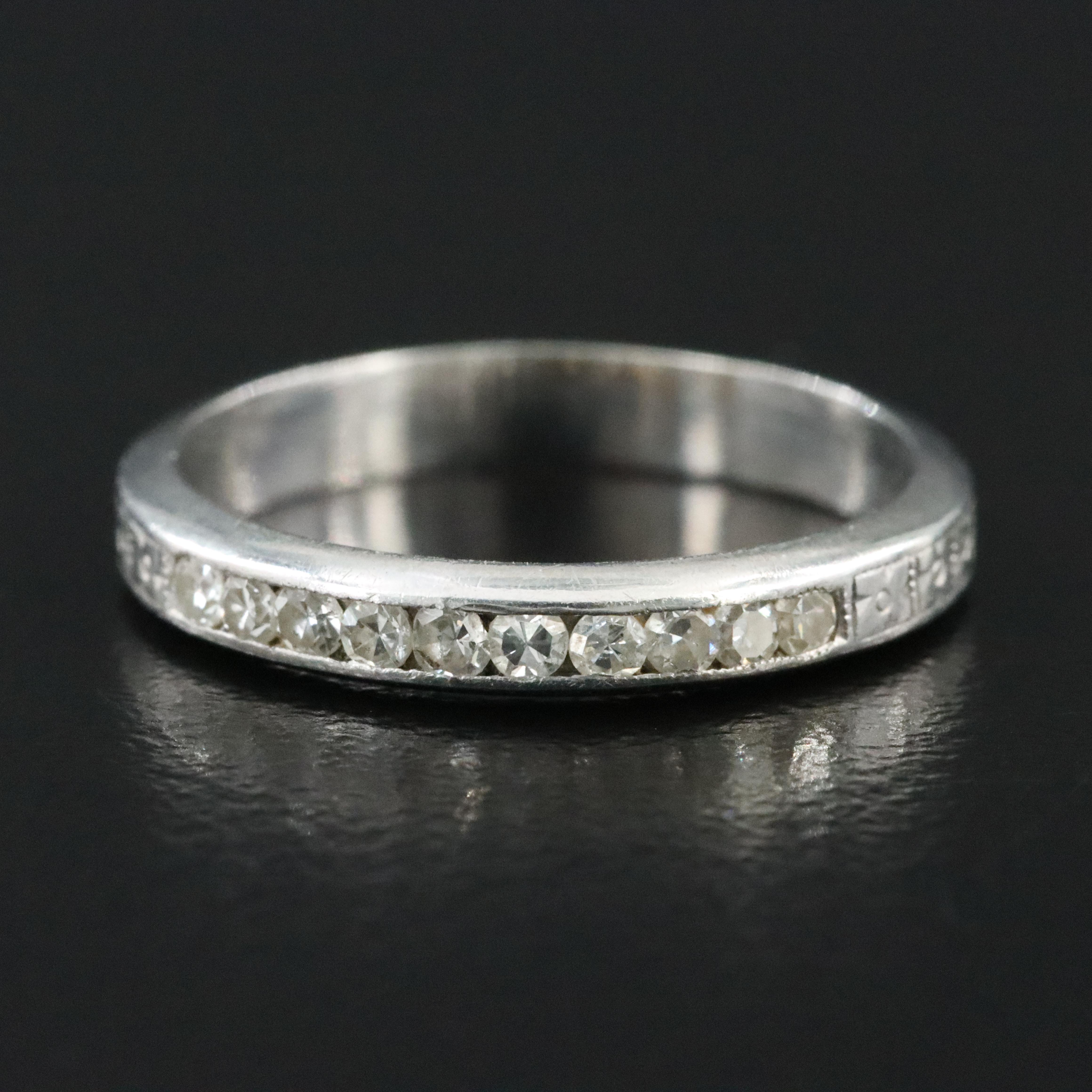 Platinum 0.23 CTW Diamond Band