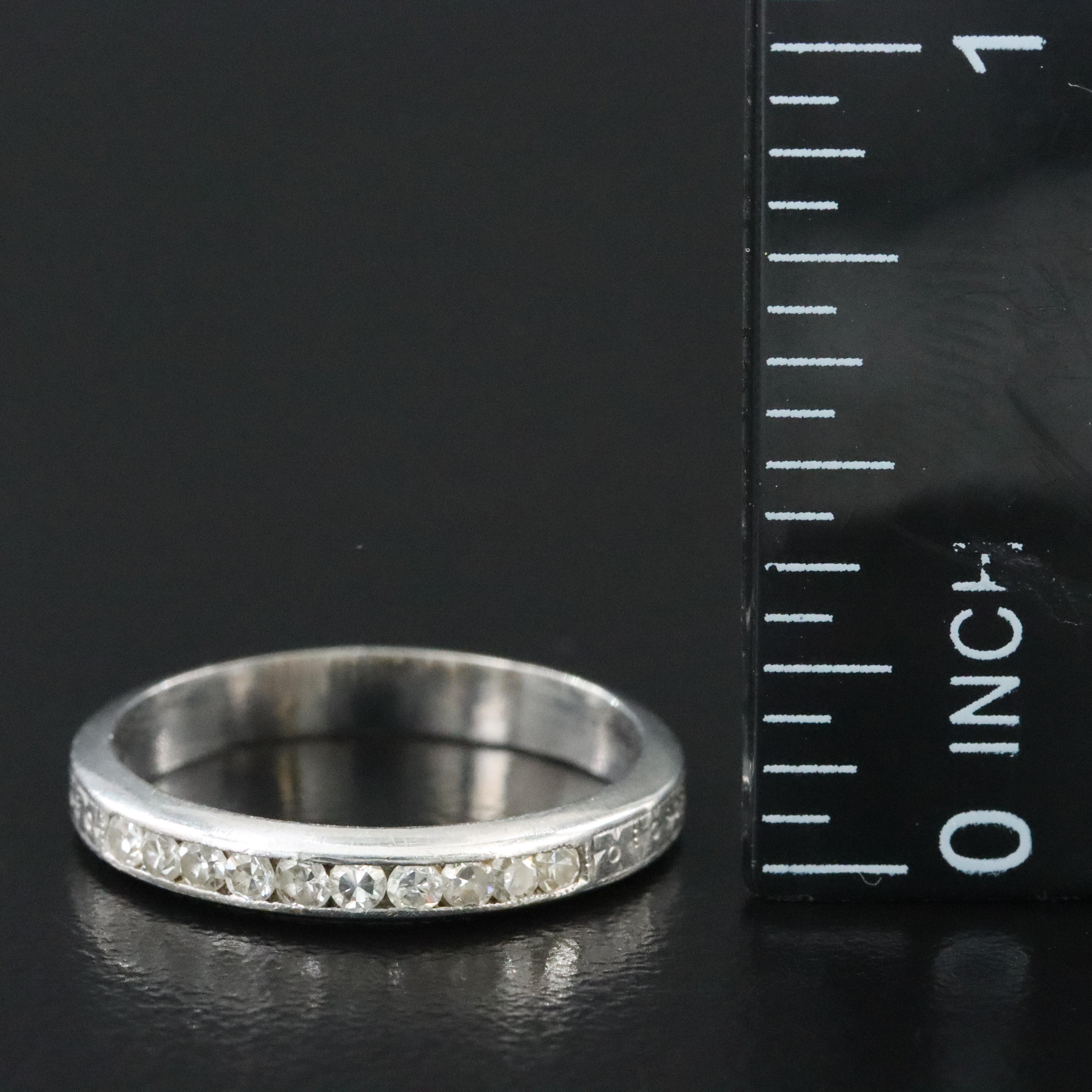 Platinum 0.23 CTW Diamond Band