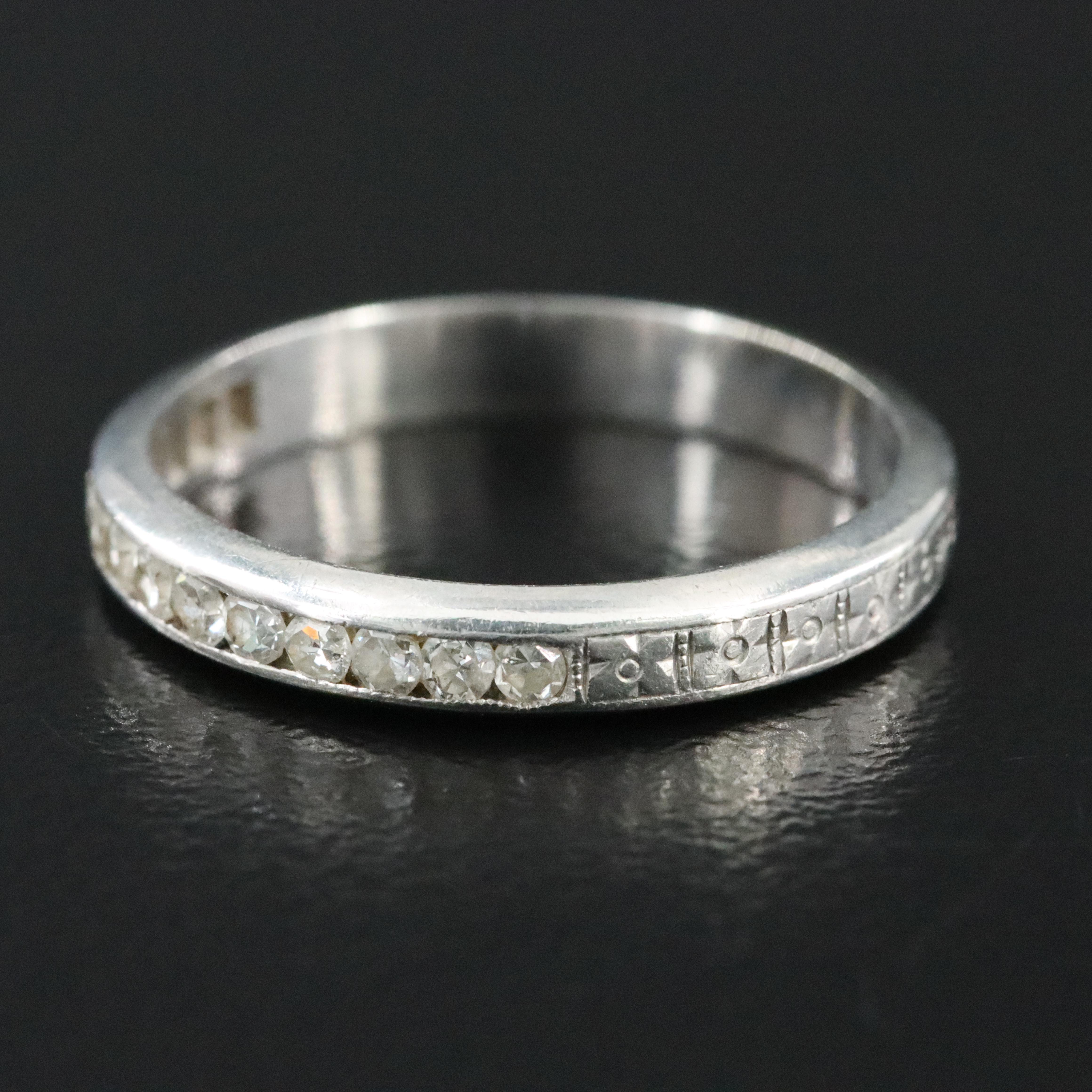 Platinum 0.23 CTW Diamond Band