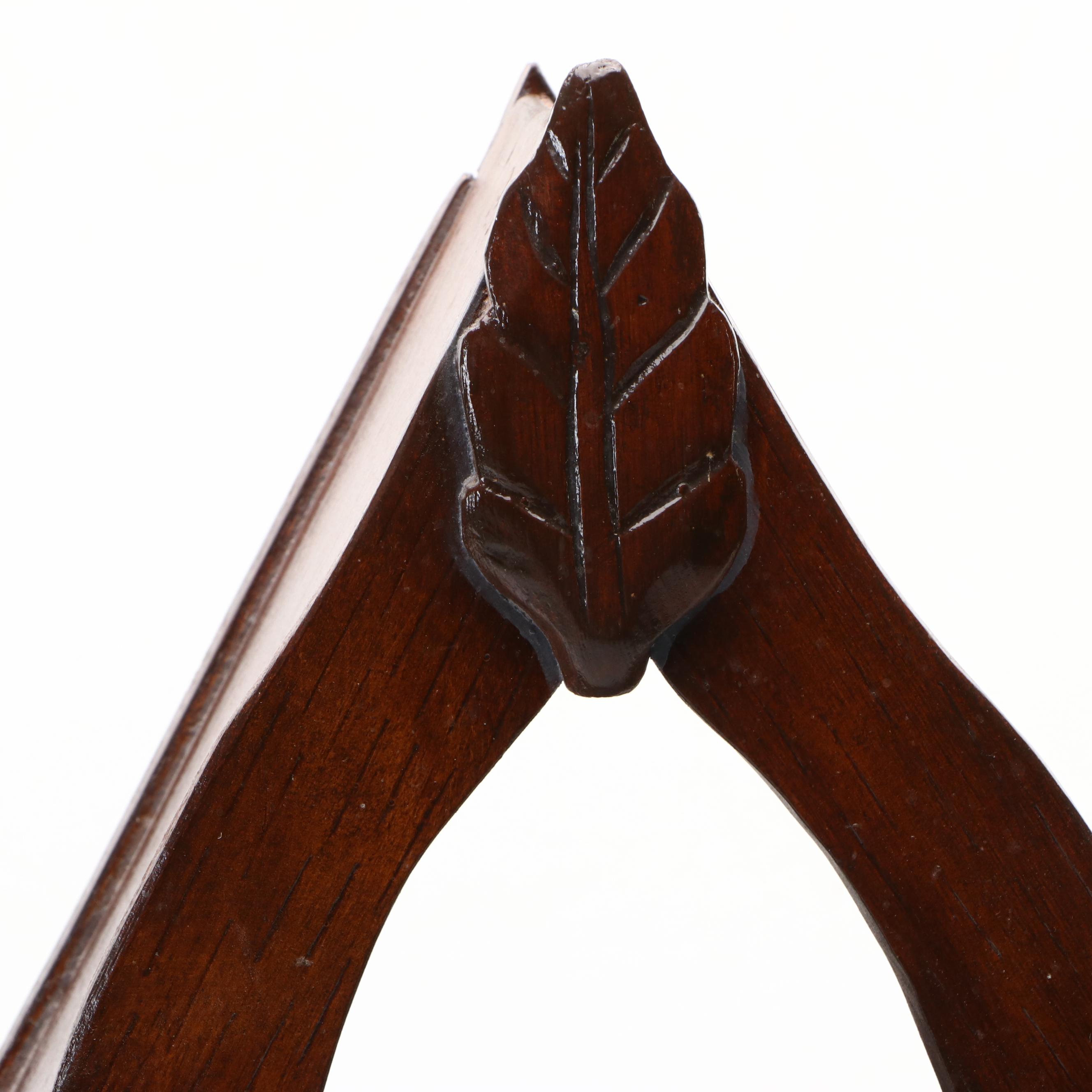 Rustic Style Carved Wooden Wall Shelves