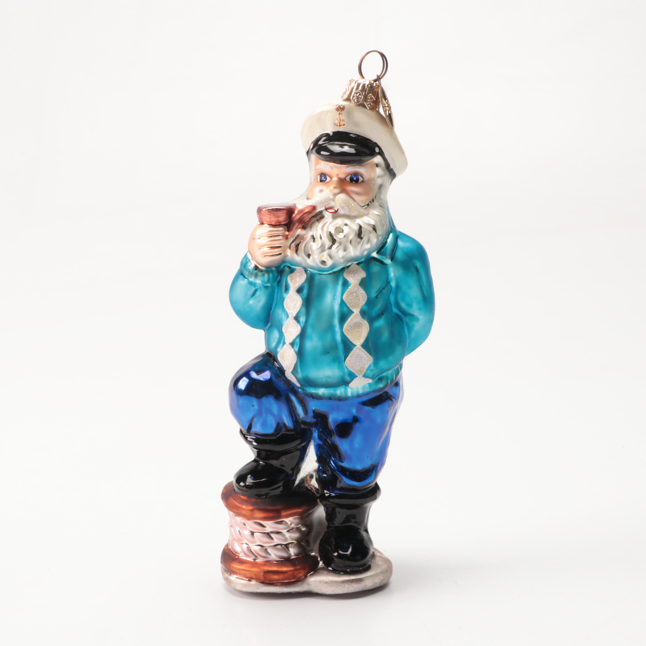 Christopher Radko "Downhill Mickey" and More Mold-Blown Glass Ornaments