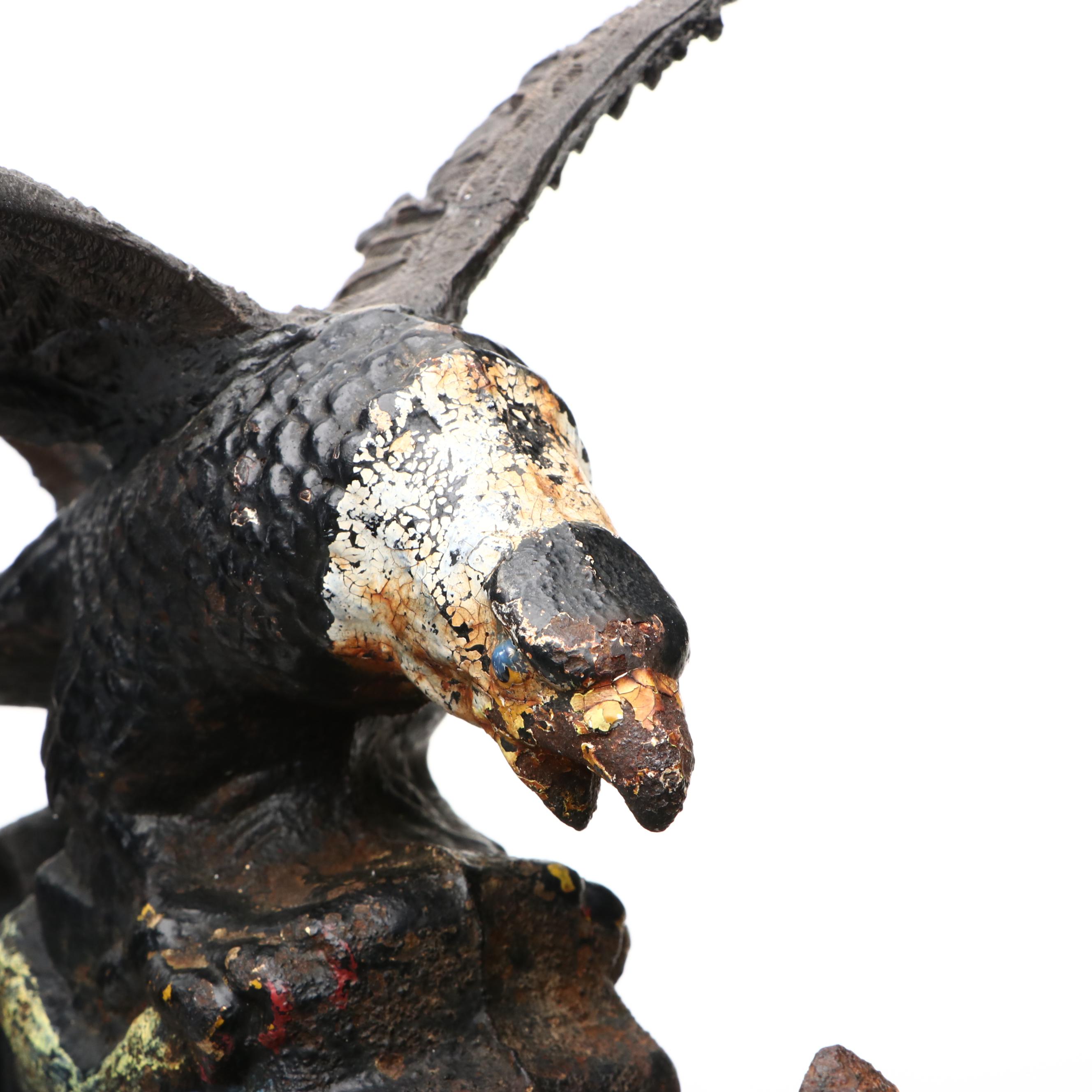 Cast Iron Wall-Mounted Eagle Dinner Bell