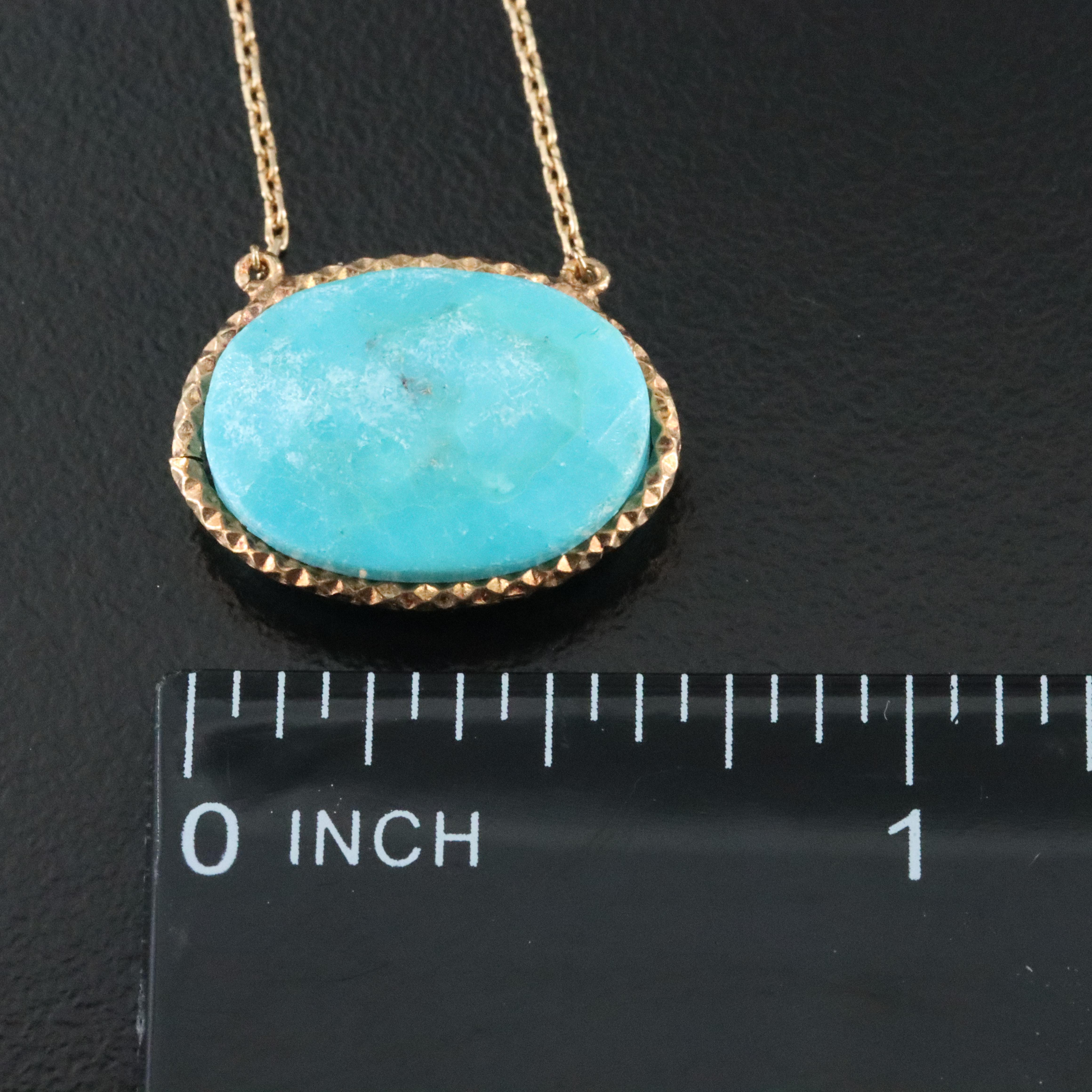 Sterling Turquoise Necklace and Earring Set