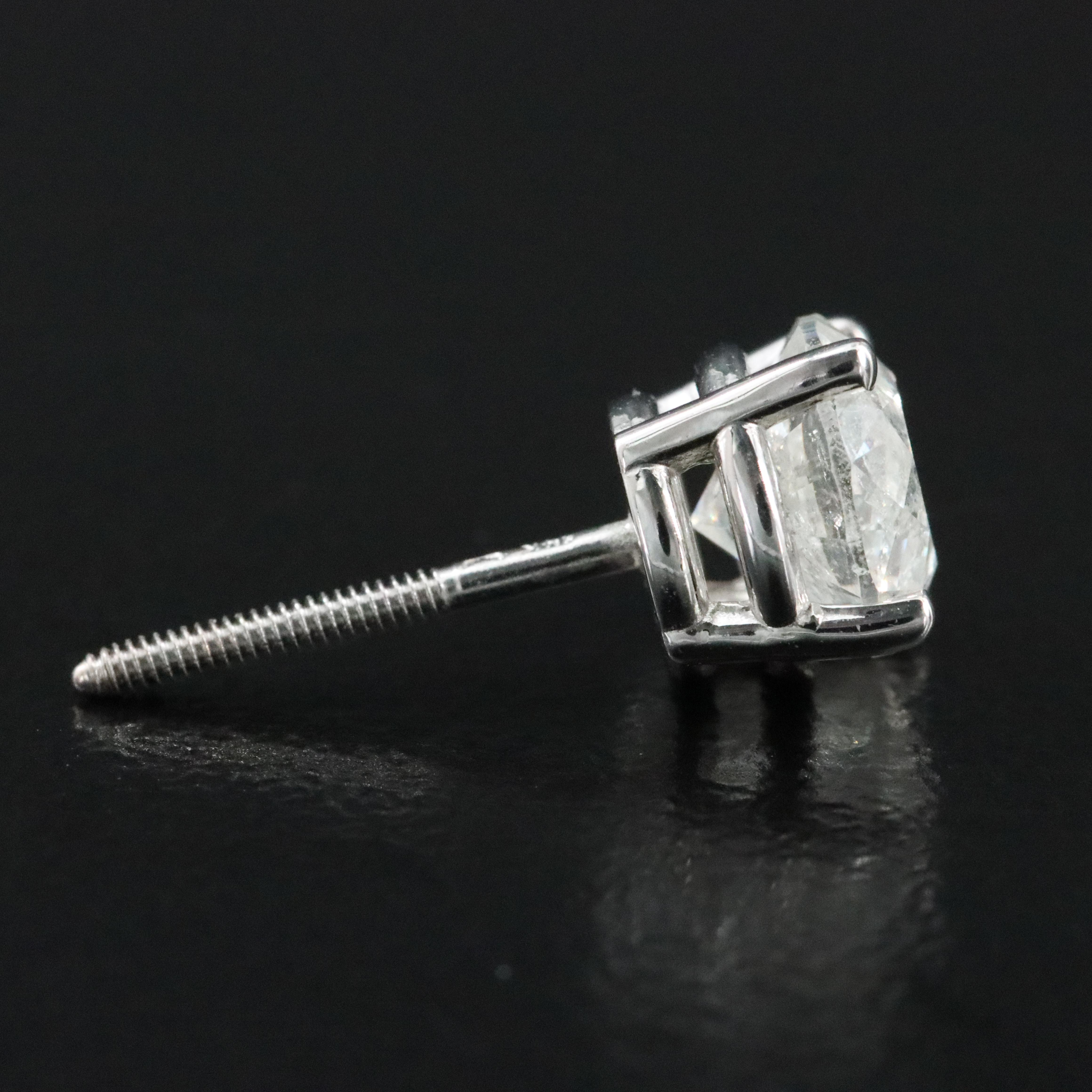 14K 2.02 CTW Diamond Solitaire Earrings