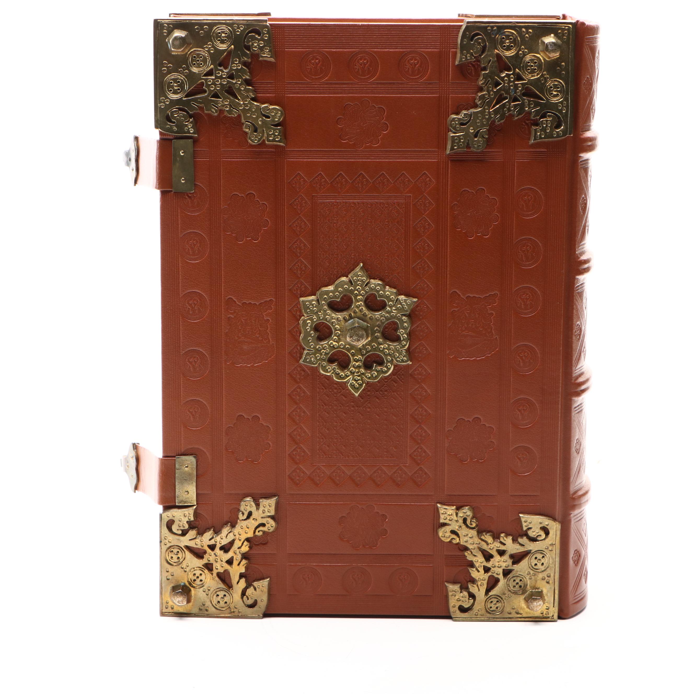 Leather Bound "Die Heilige Schrift," 1991