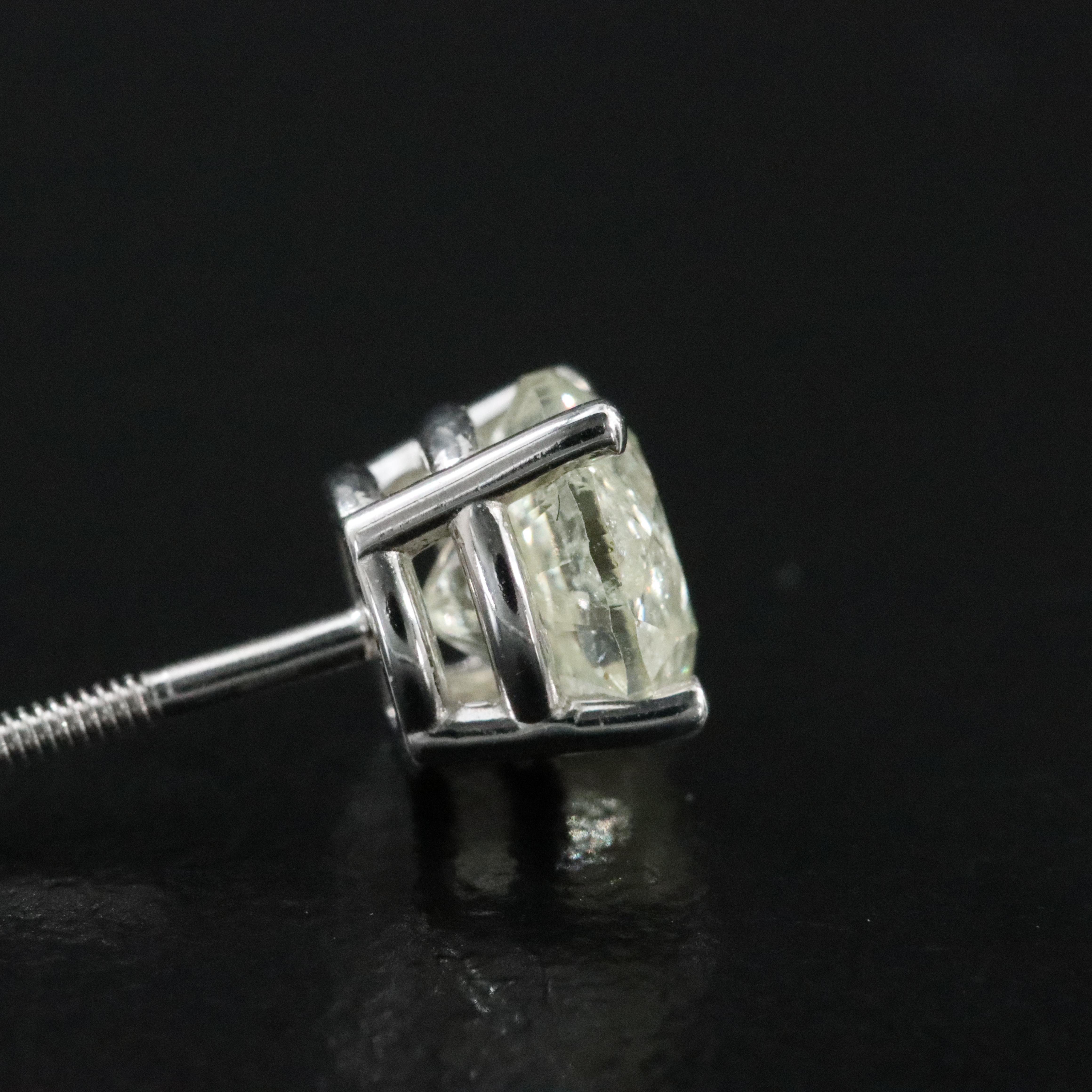 14K 2.02 CTW Diamond Solitaire Earrings