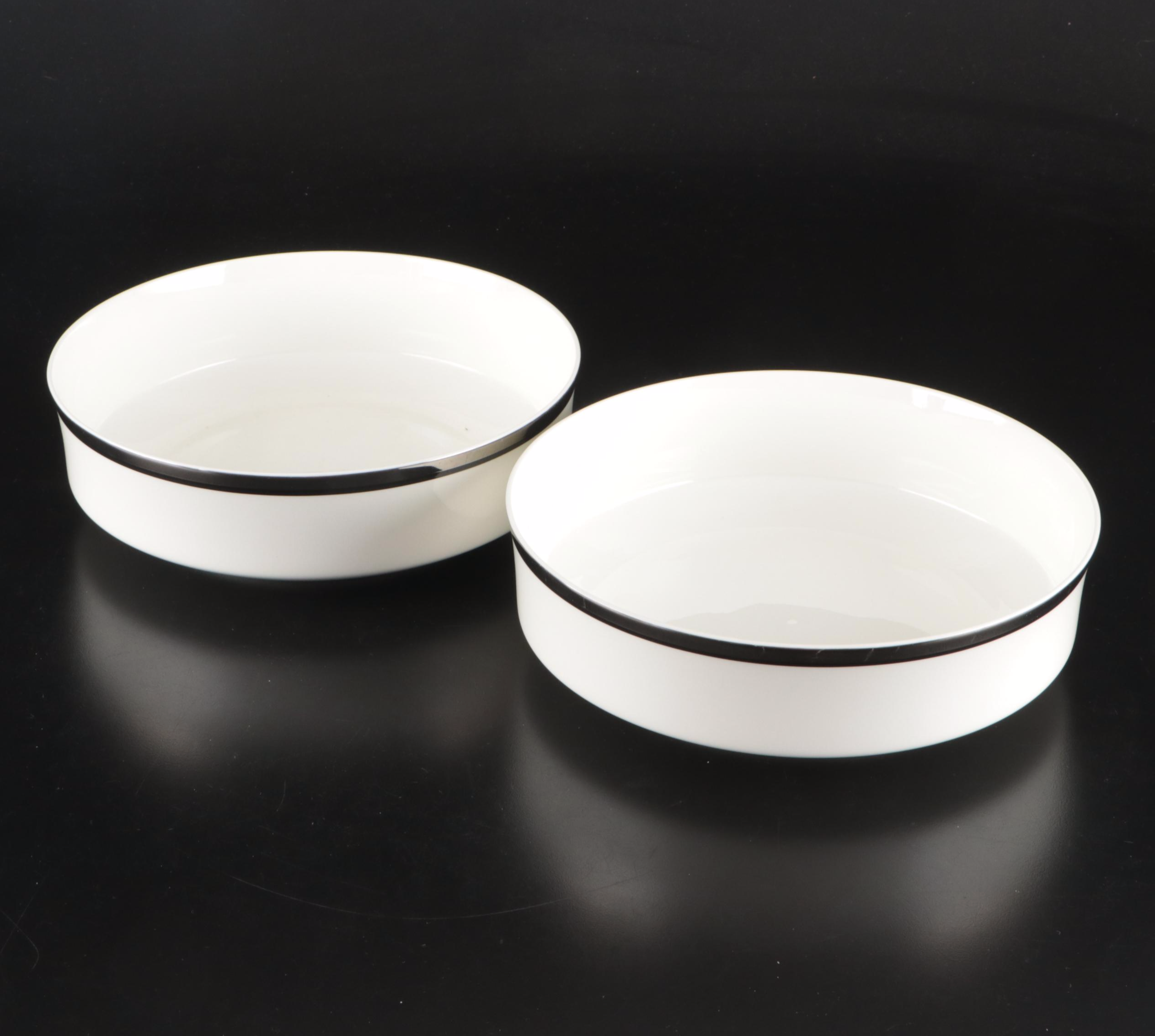 Mikasa "Solitude" Bone China Dinnerware and Serving Pieces, 1975–1998