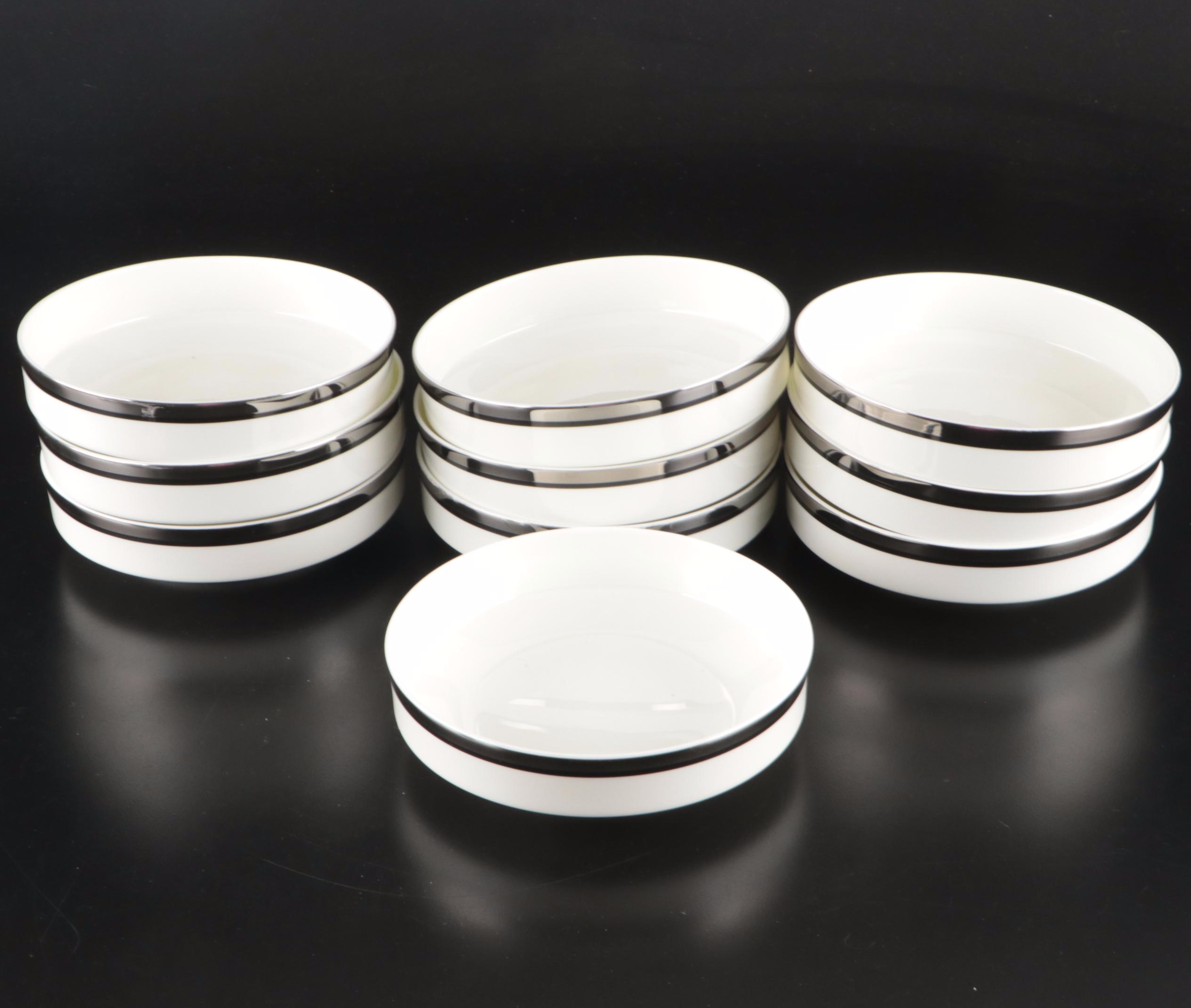 Mikasa "Solitude" Bone China Dinnerware and Serving Pieces, 1975–1998