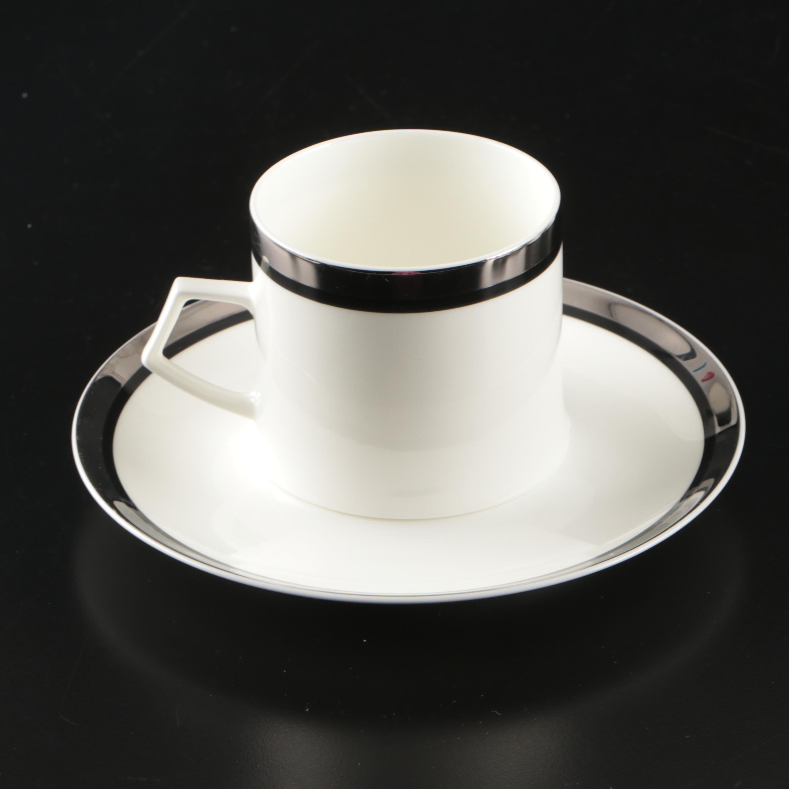 Mikasa "Solitude" Bone China Dinnerware and Serving Pieces, 1975–1998
