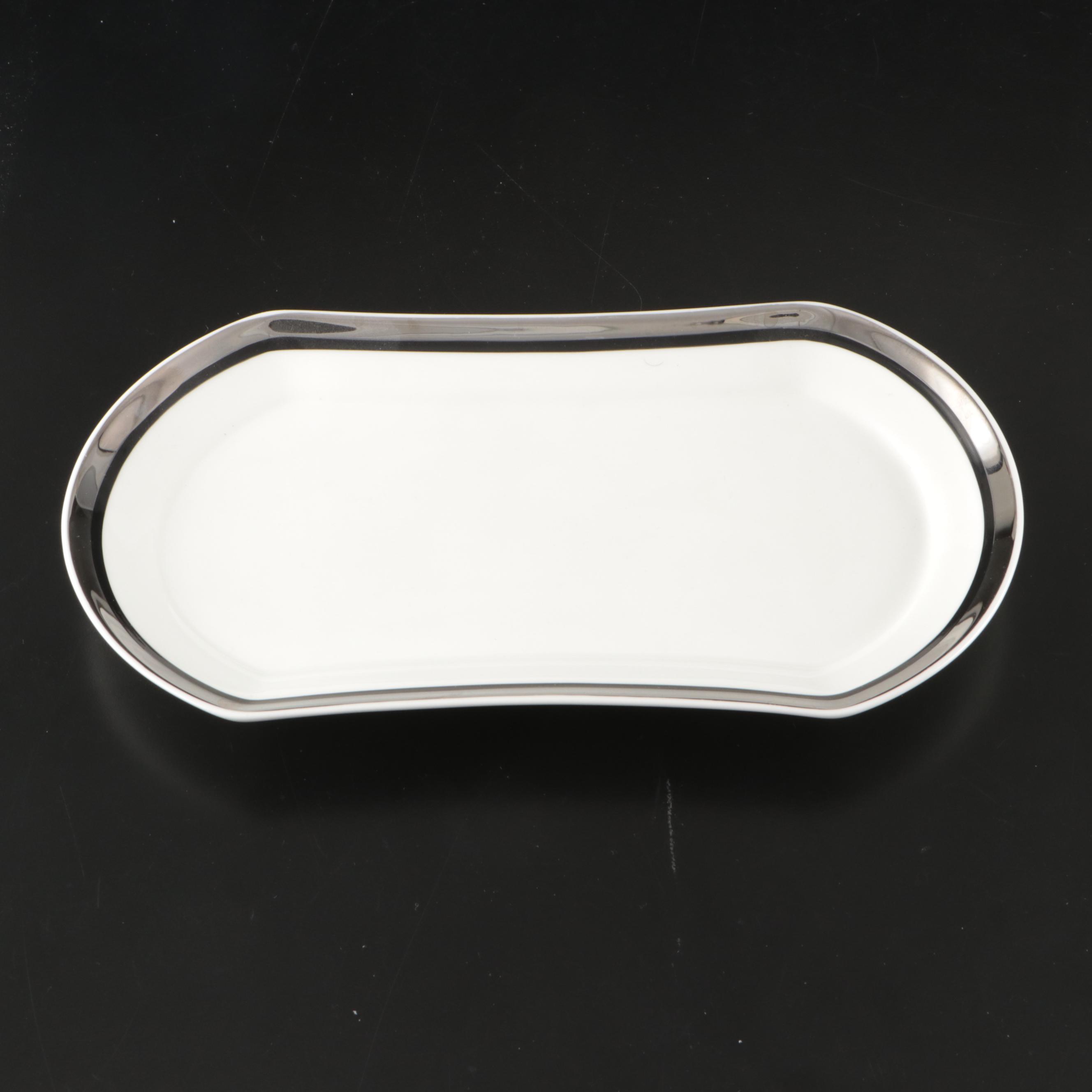 Mikasa "Solitude" Bone China Dinnerware and Serving Pieces, 1975–1998