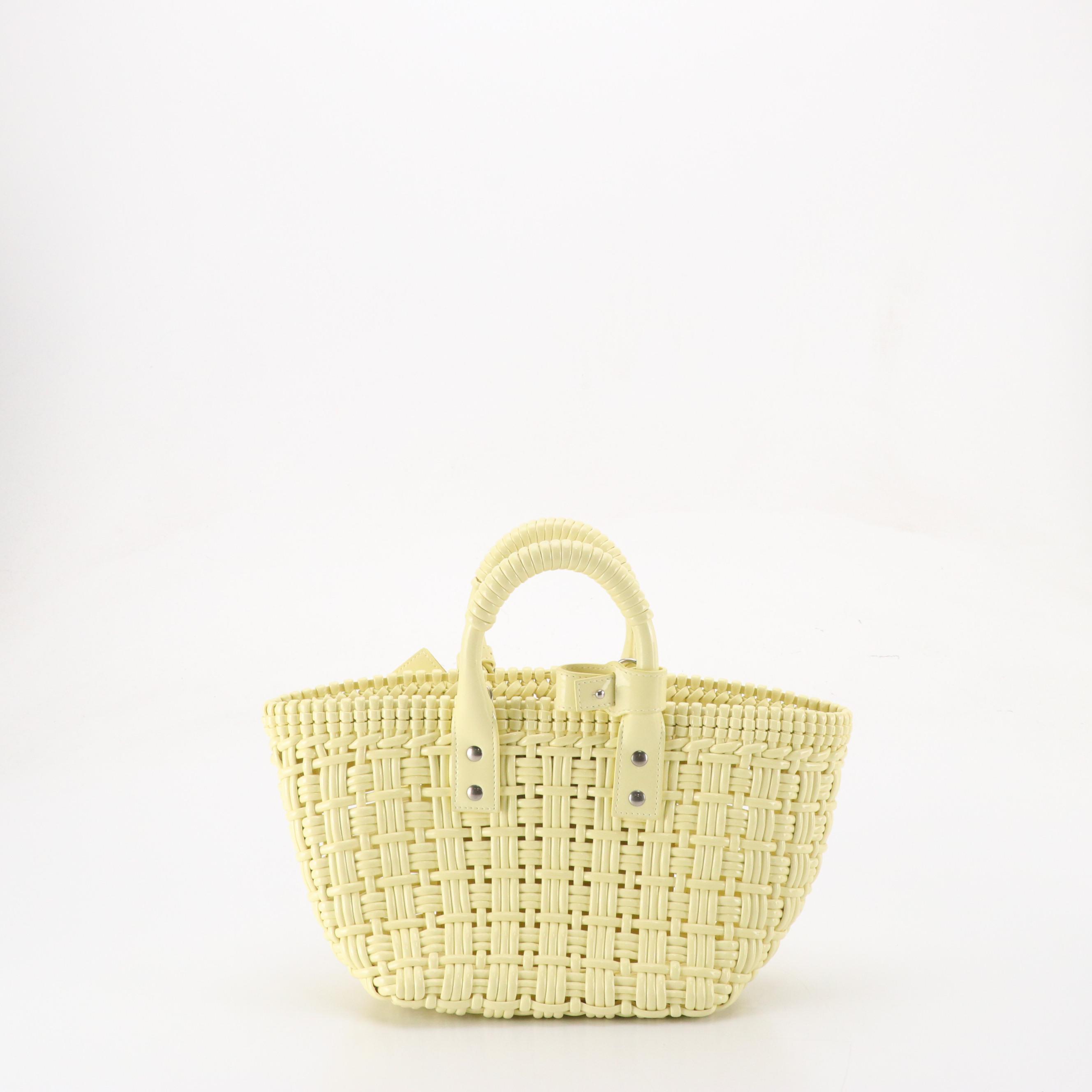 Balenciaga Bistro XS Tote in Woven Faux Leather