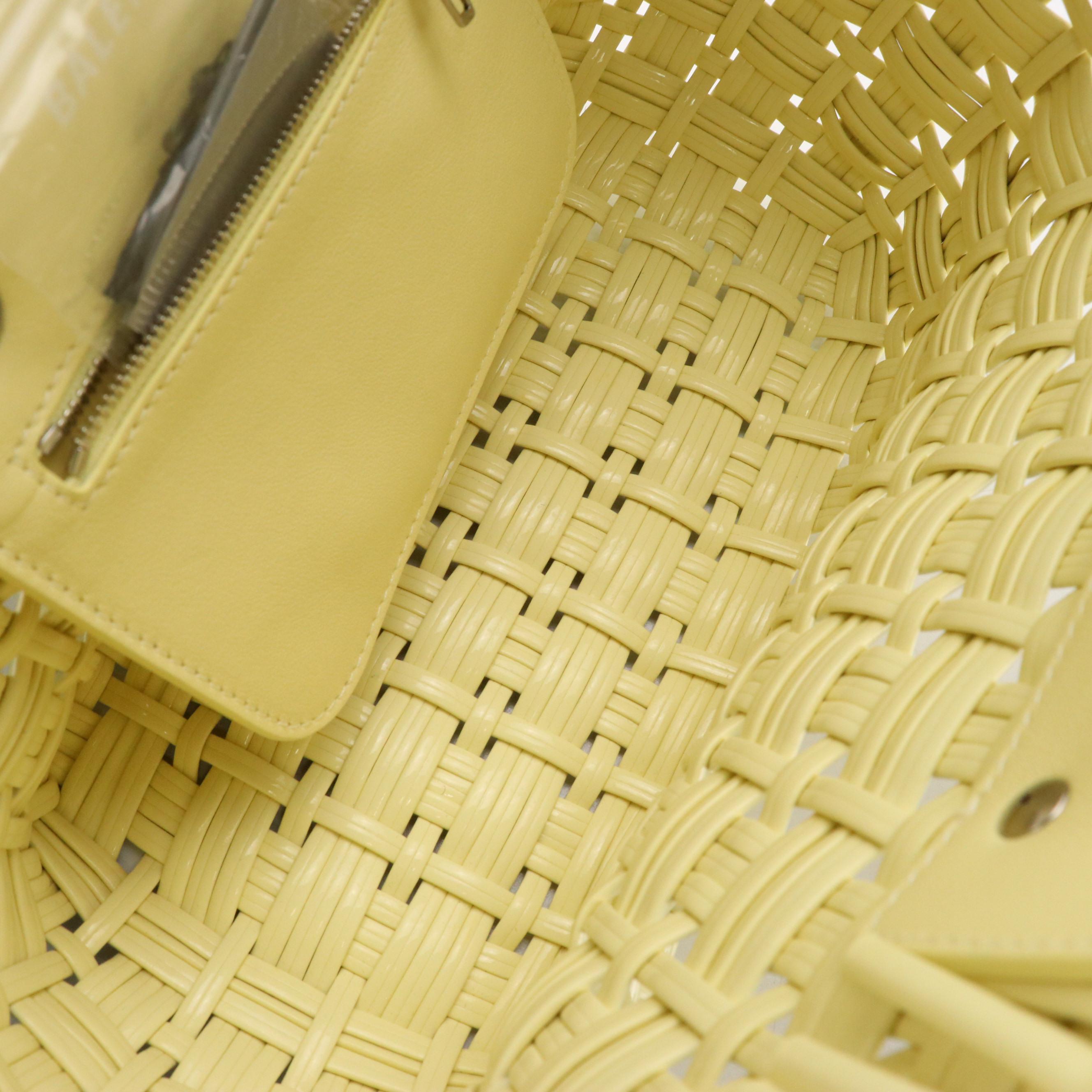 Balenciaga Bistro XS Tote in Woven Faux Leather