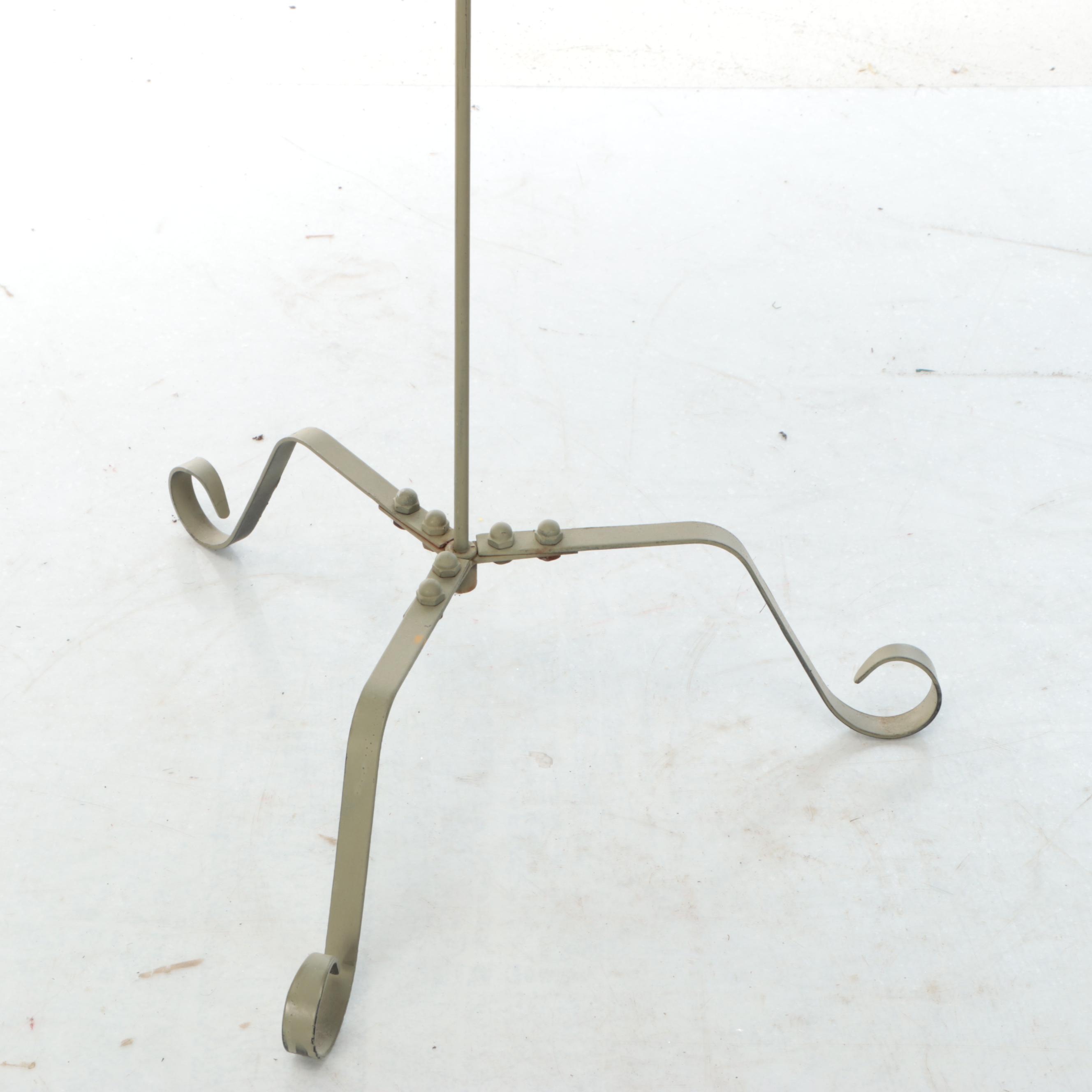 Musical Metal Birdcage with Faux Birds