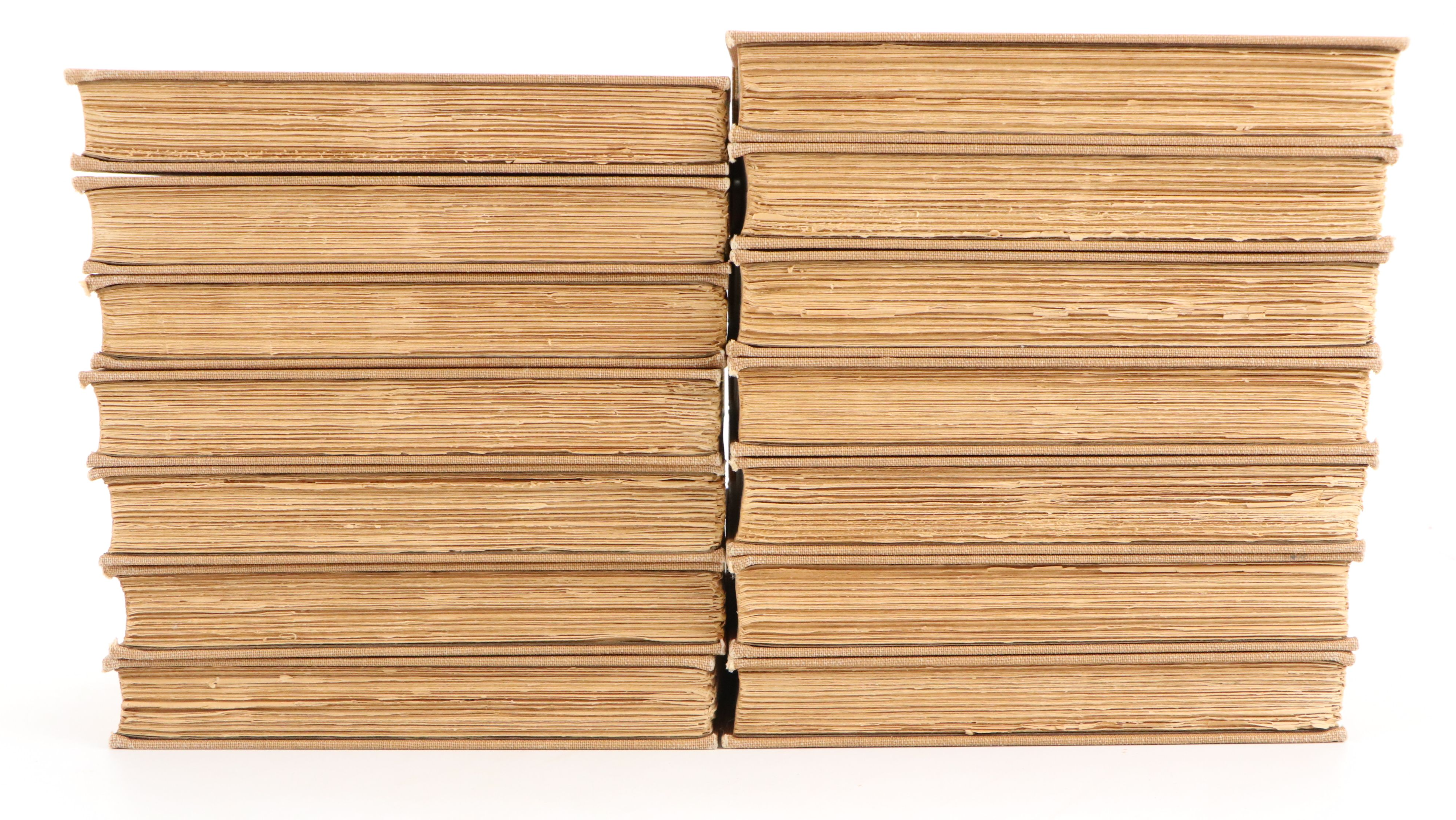 Memorial Edition "Selected Writings" Complete Set by Elbert Hubbard, 1928