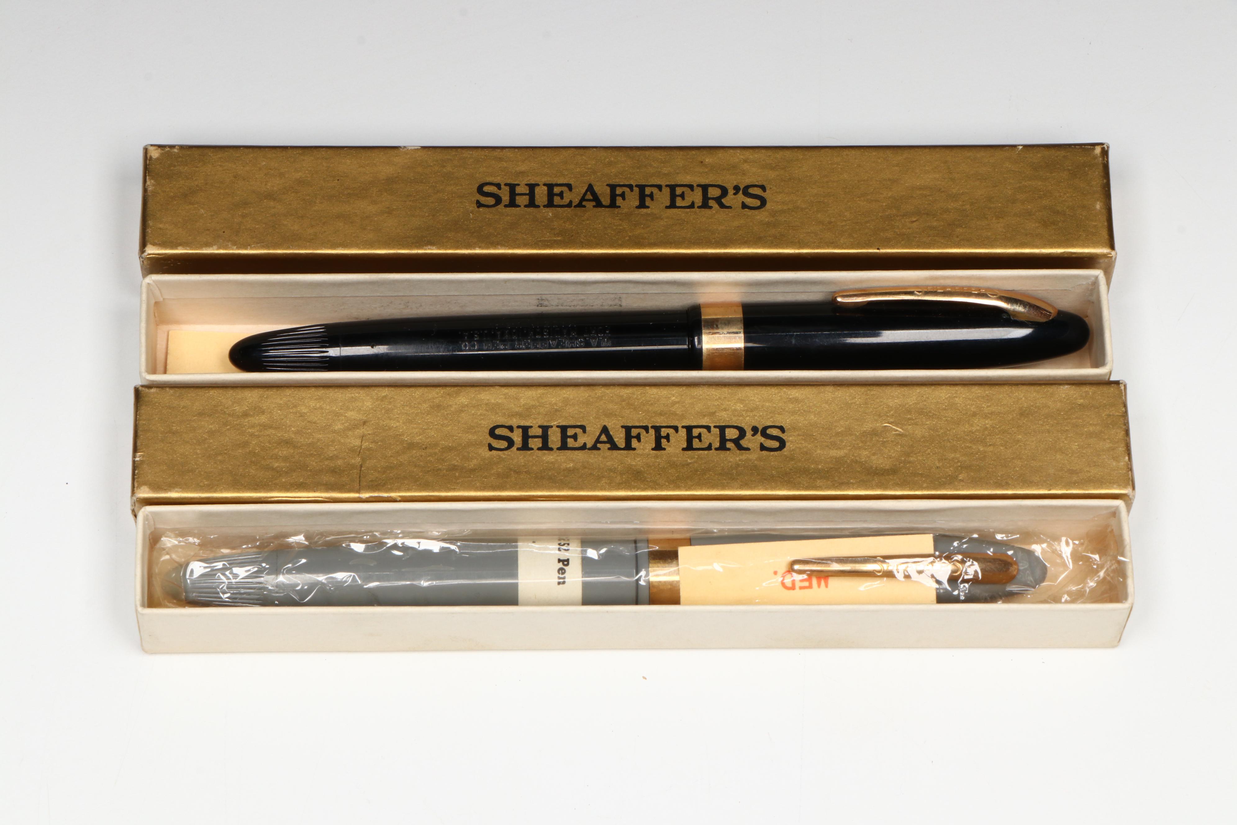 Sheaffer 14K Gold Plate Fountain Pen, Sheaffer Mechanical Pencil, and More Pens