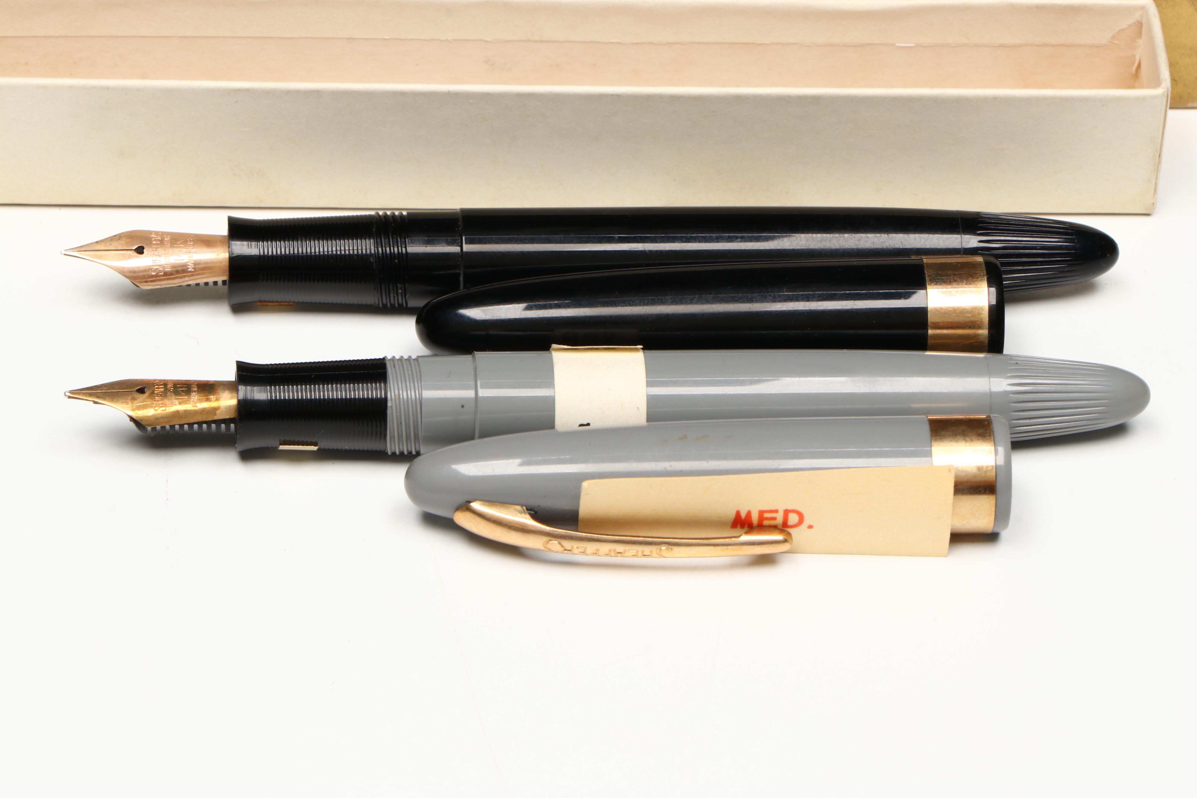 Sheaffer 14K Gold Plate Fountain Pen, Sheaffer Mechanical Pencil, and More Pens