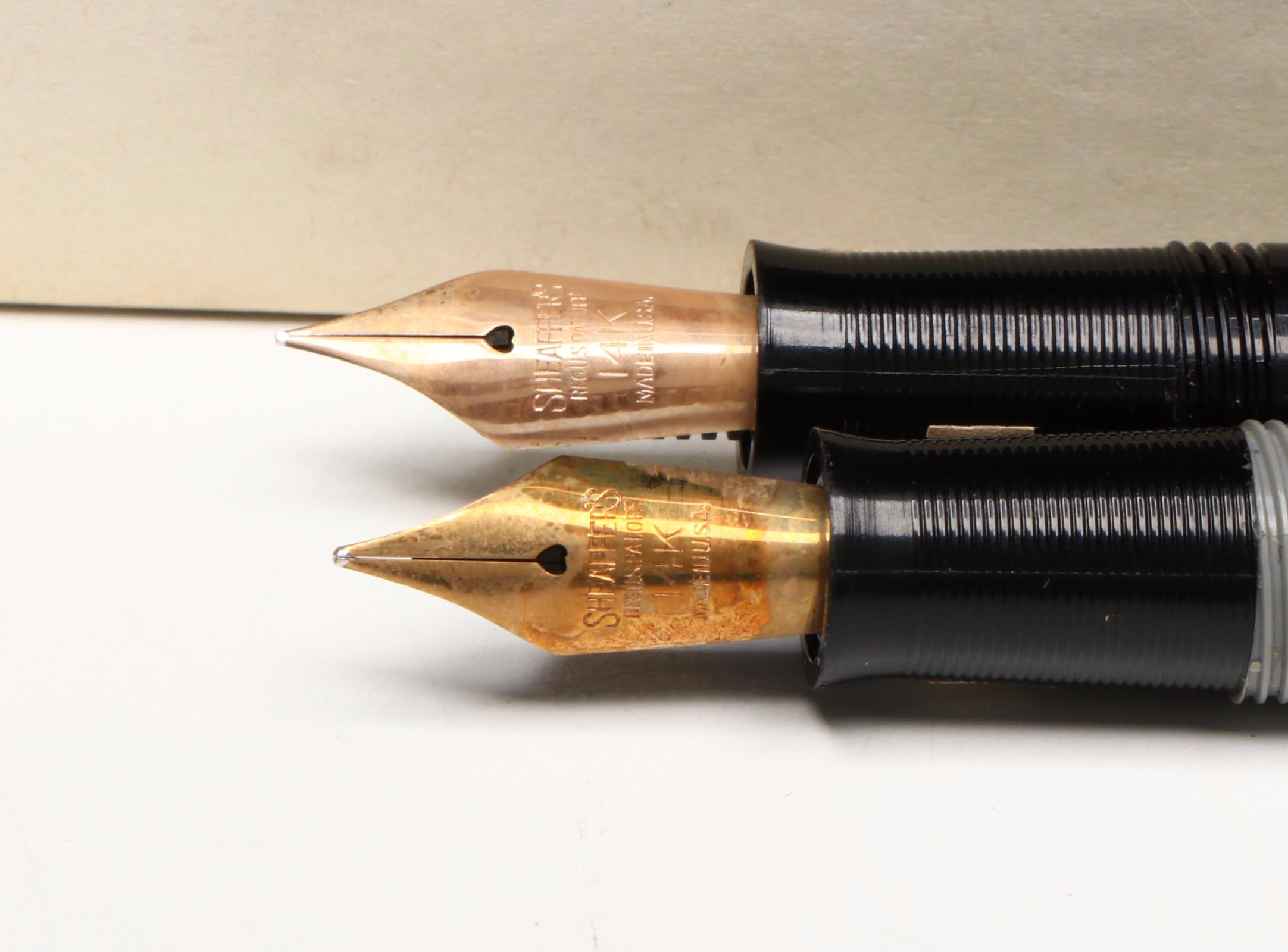 Sheaffer 14K Gold Plate Fountain Pen, Sheaffer Mechanical Pencil, and More Pens