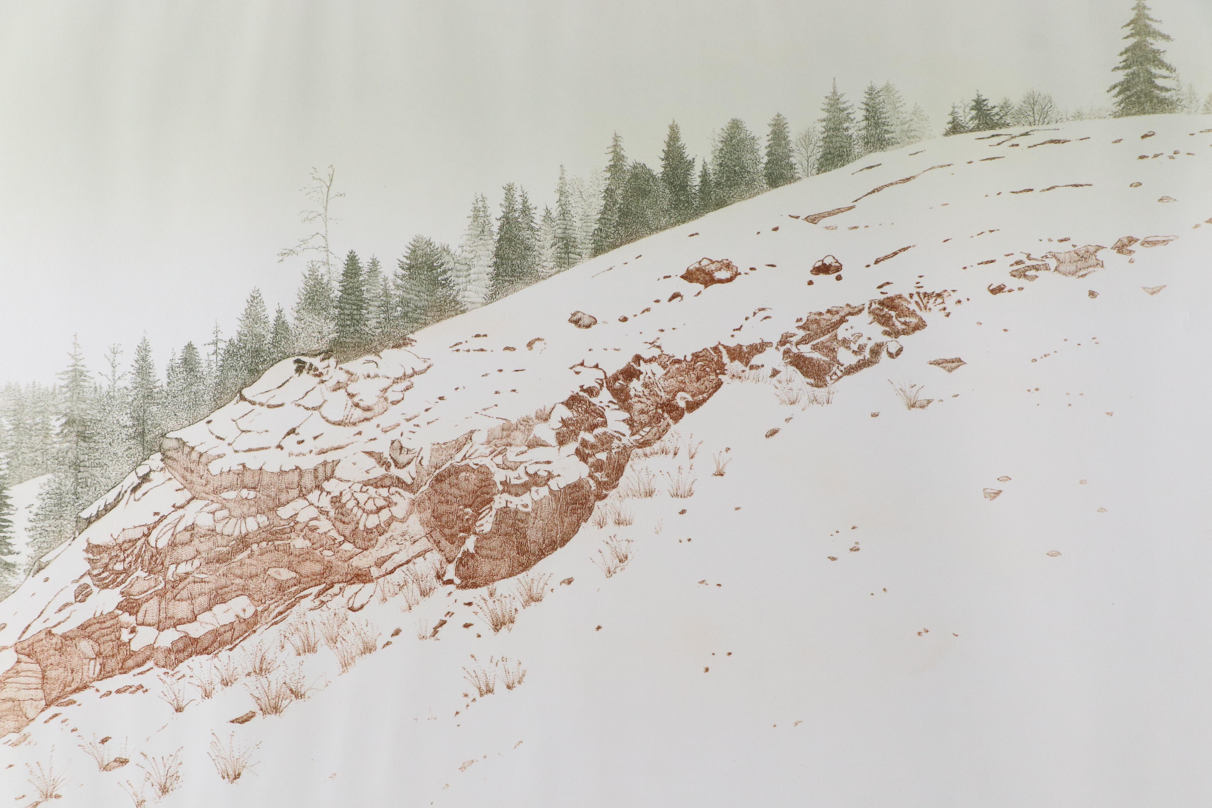 Set of Richard Volpe Etchings Including "Wild Horses," Late 20th Century