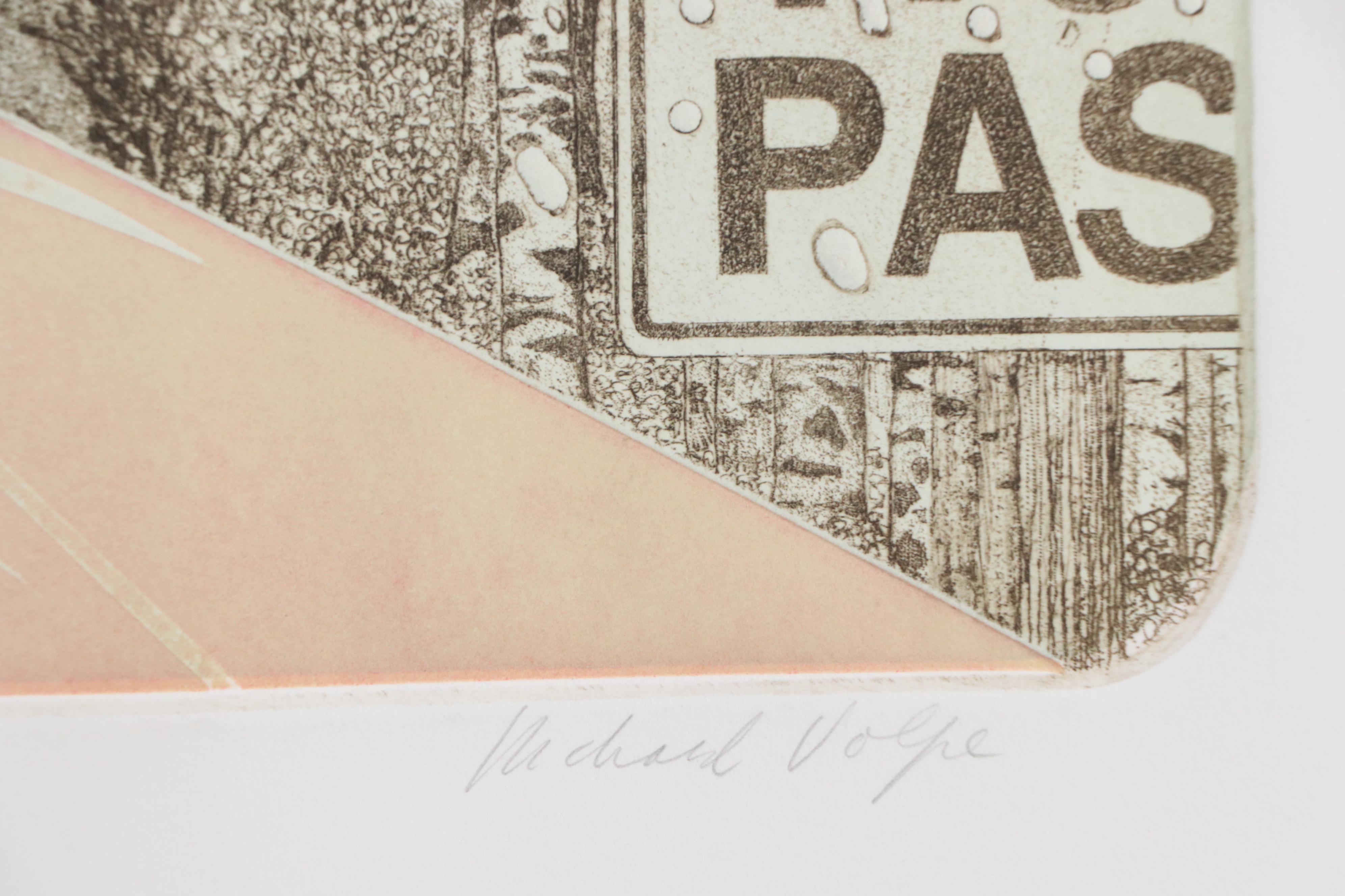 Set of Richard Volpe Etchings Including "Wild Horses," Late 20th Century