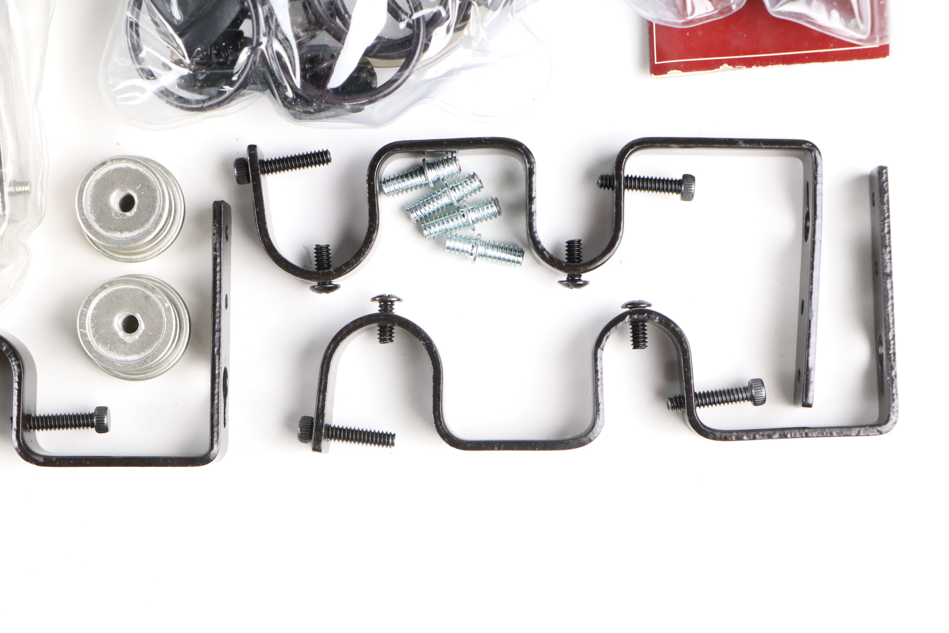 Decorative Finials and Brackets with More Curtain Hardware