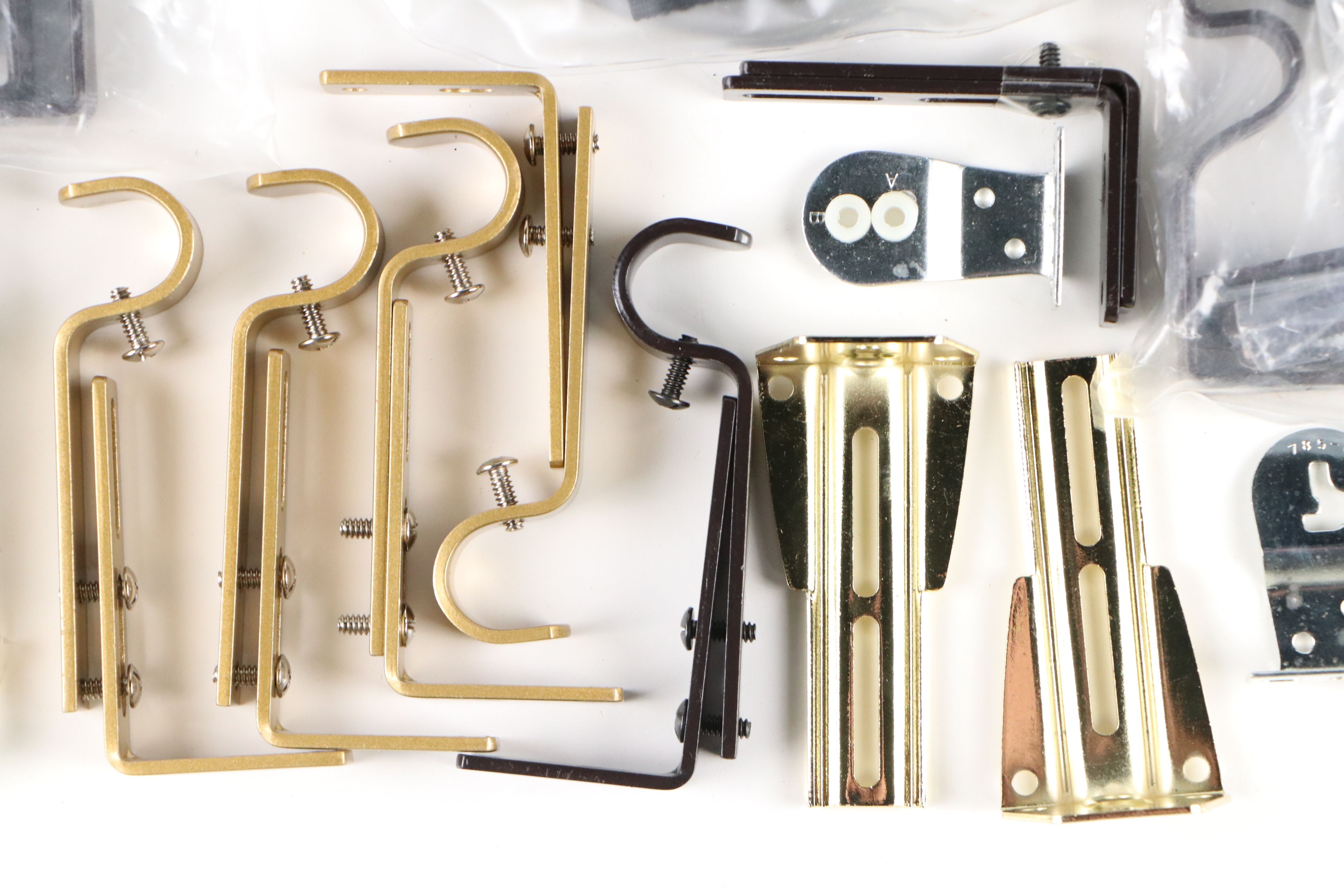 Decorative Finials and Brackets with More Curtain Hardware