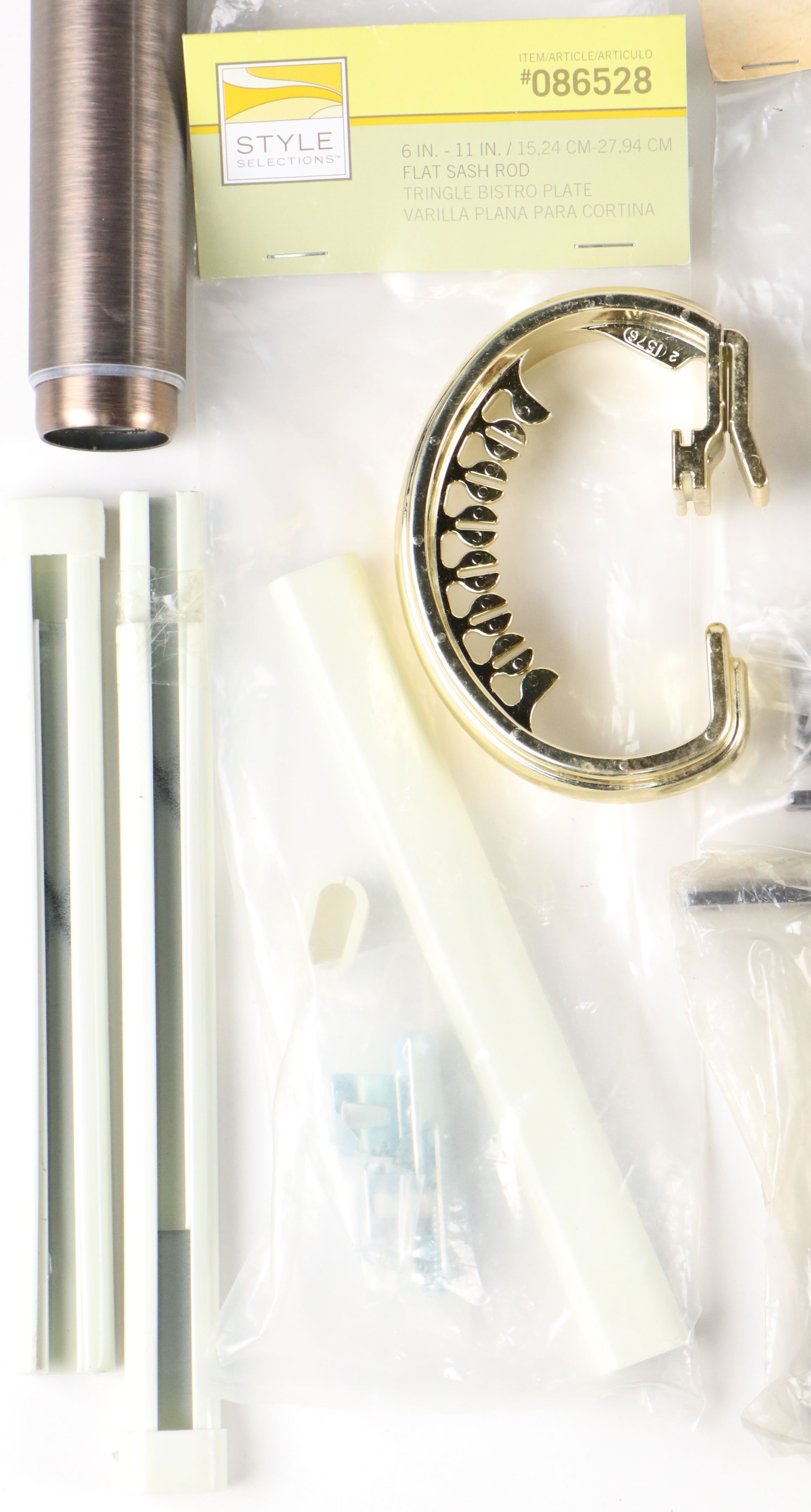 Decorative Finials and Brackets with More Curtain Hardware