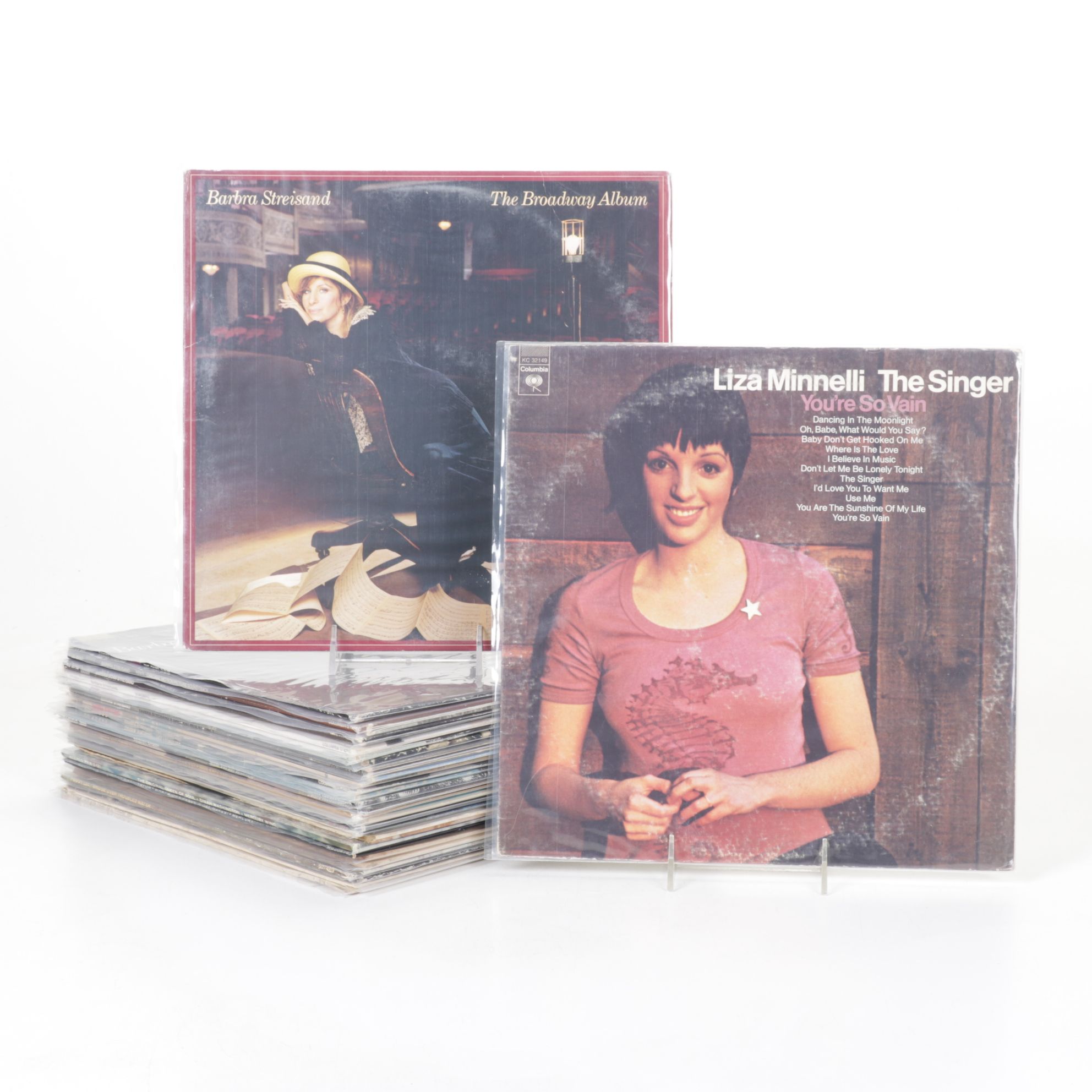 Barbra Streisand, Liza Minnelli, Shirley Bassey & More Vinyl Record Albums