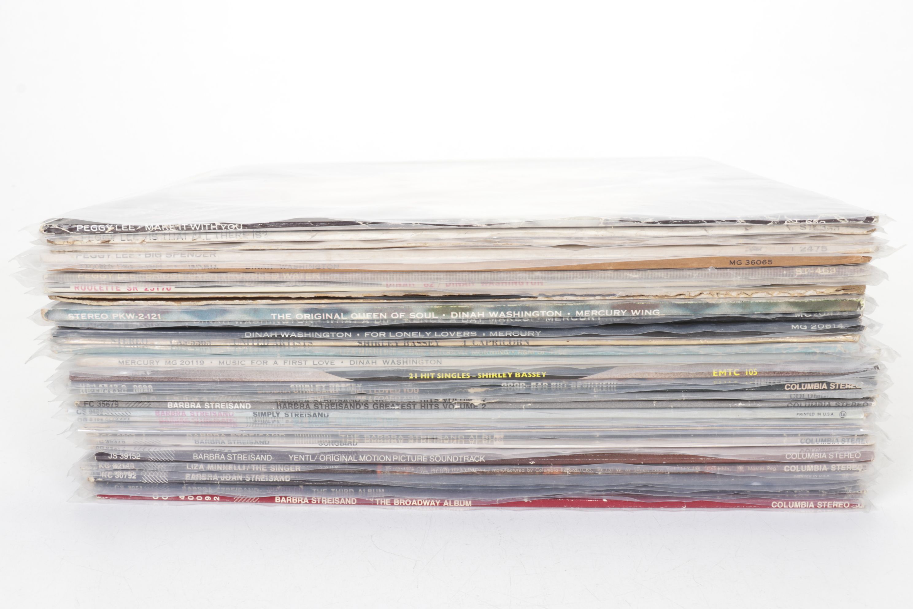 Barbra Streisand, Liza Minnelli, Shirley Bassey & More Vinyl Record Albums