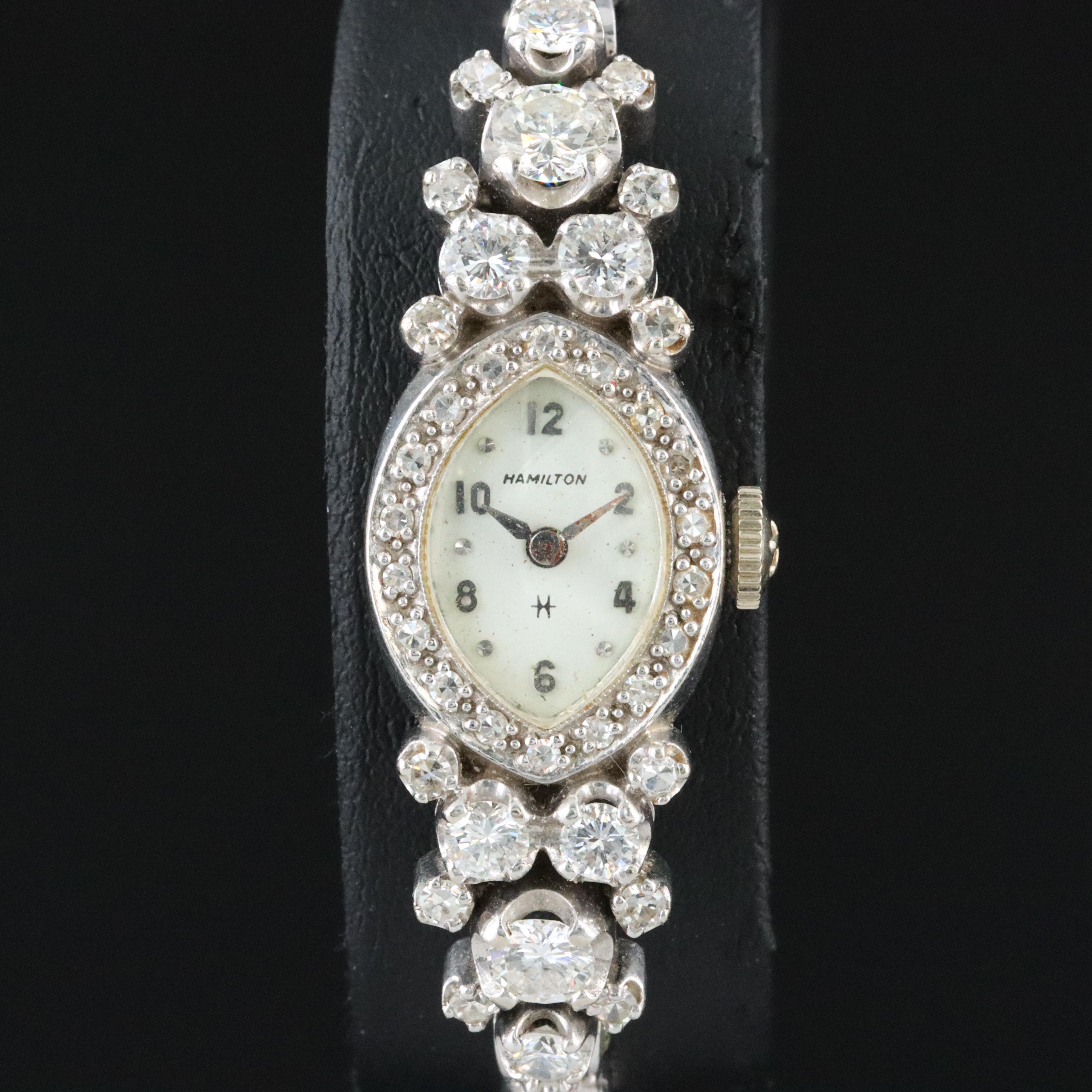 14K Hamilton Vintage Cocktail Watch