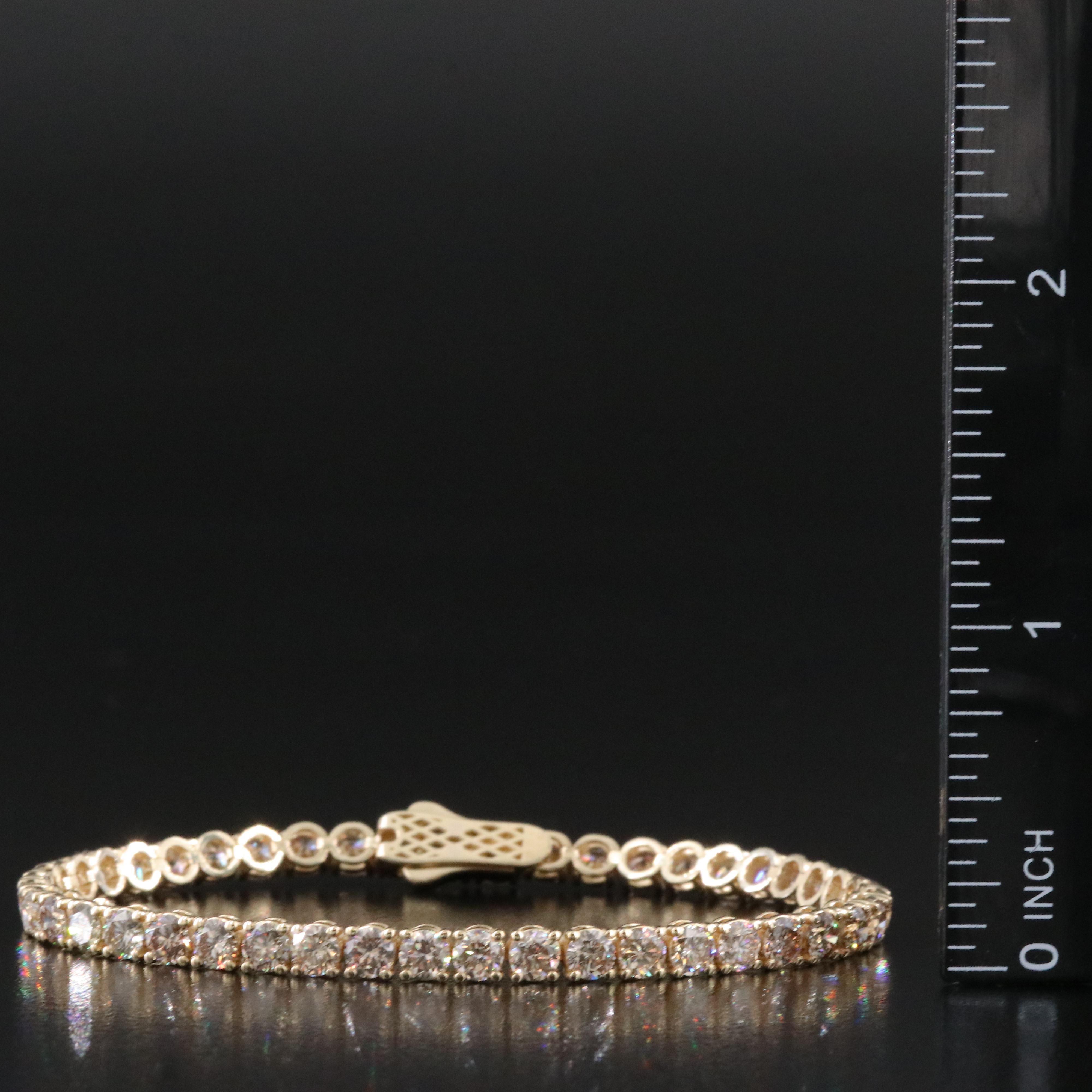 14K 9.35 CTW Diamond Bracelet with IGI Jewelry Report