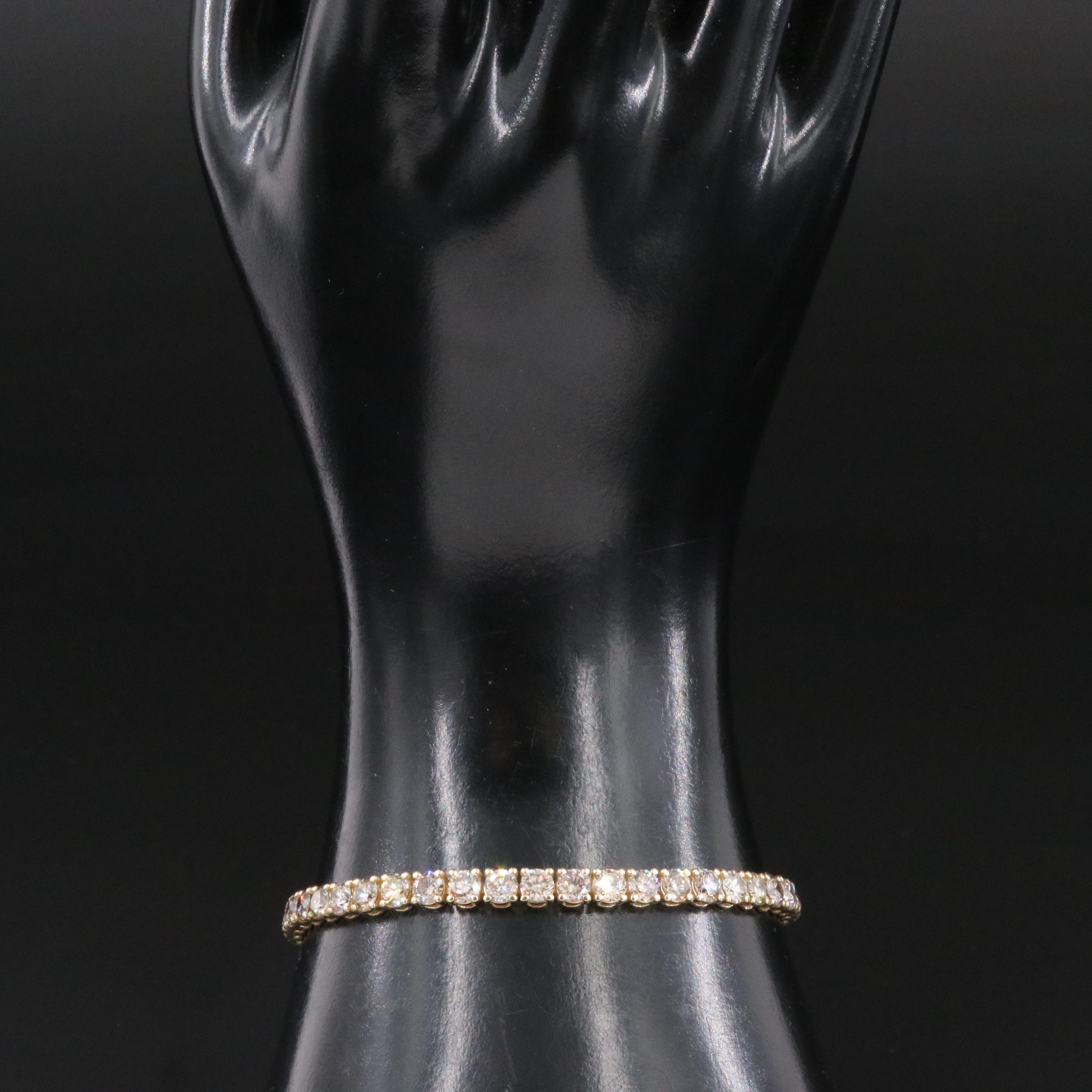 14K 9.35 CTW Diamond Bracelet with IGI Jewelry Report