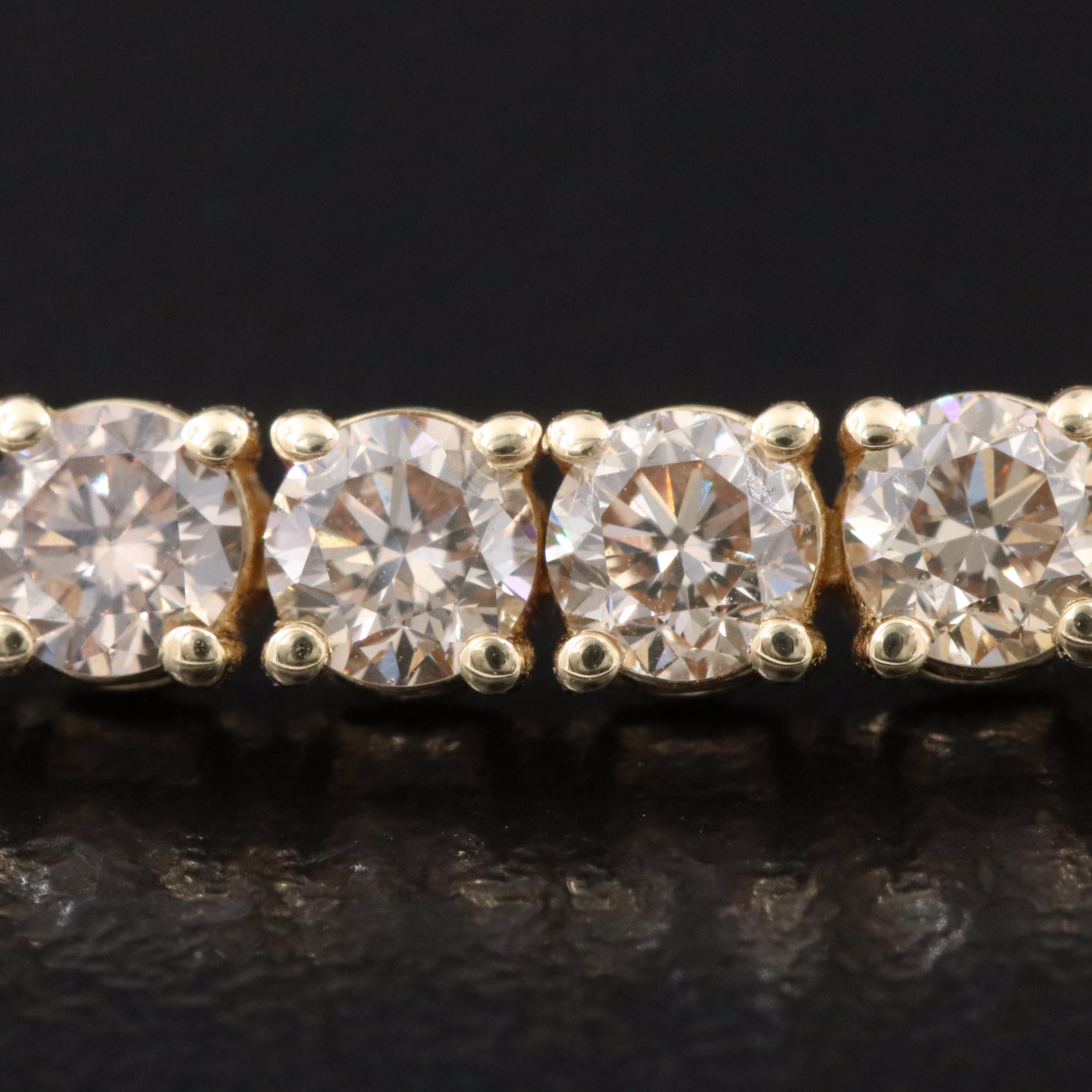 14K 9.35 CTW Diamond Bracelet with IGI Jewelry Report