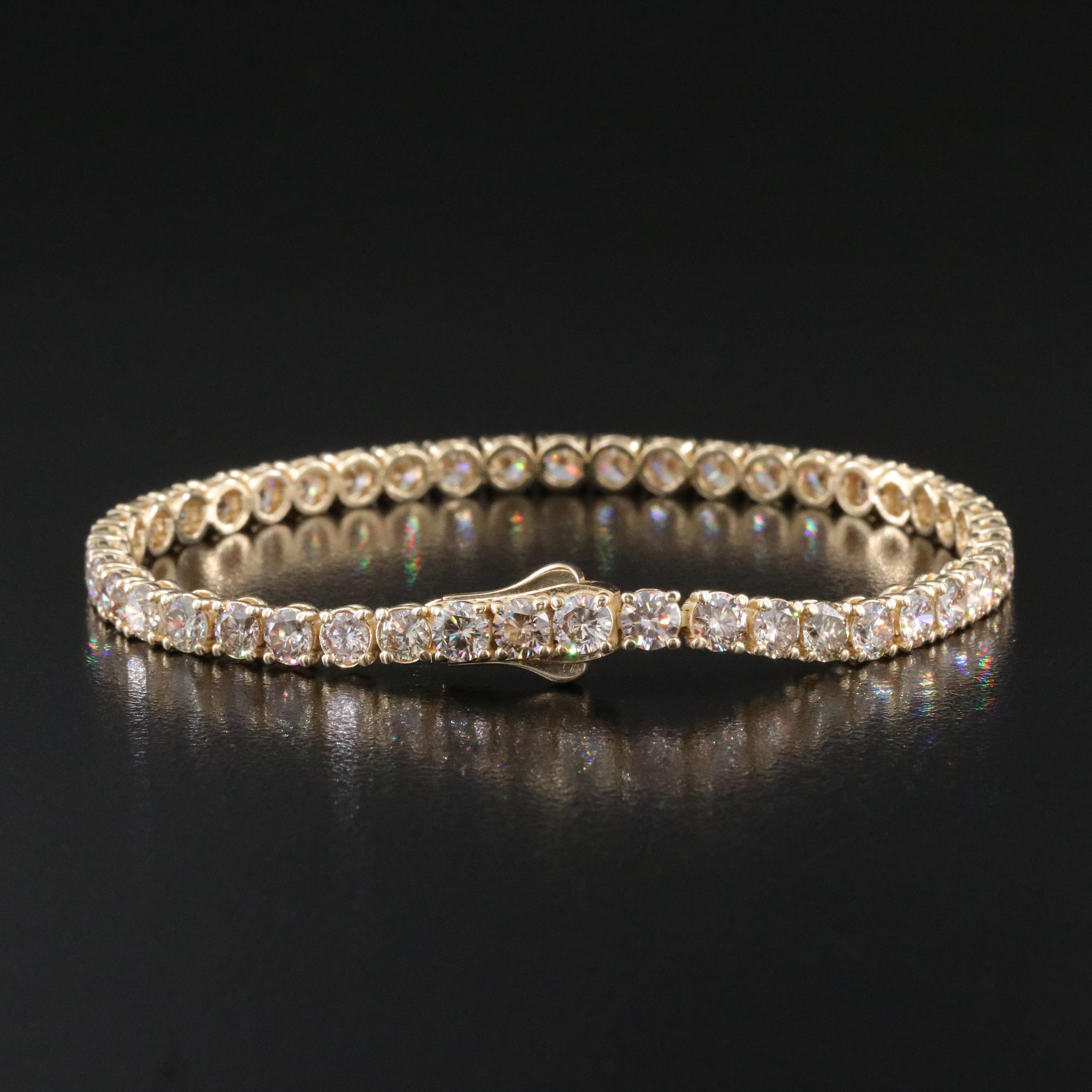 14K 9.35 CTW Diamond Bracelet with IGI Jewelry Report
