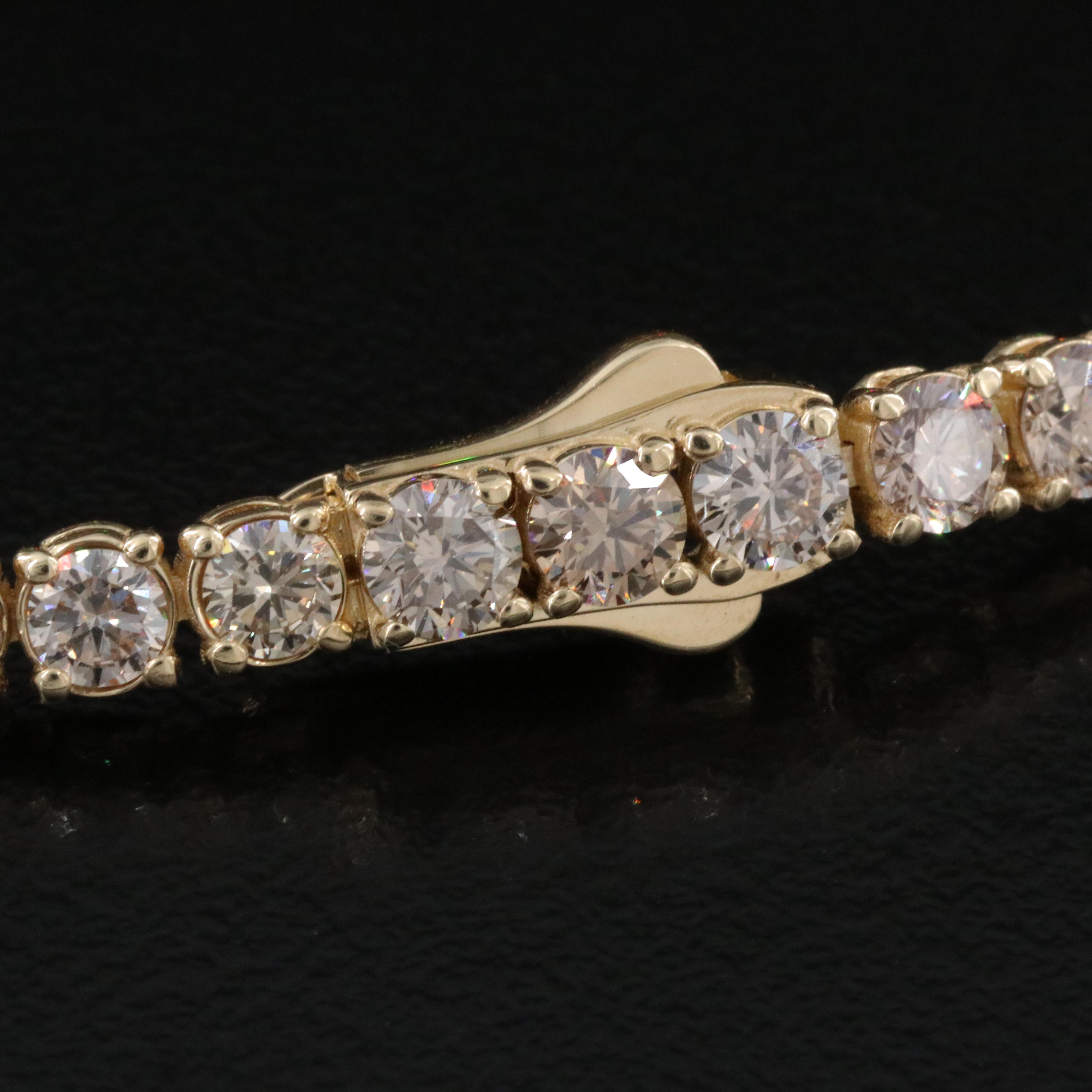 14K 9.35 CTW Diamond Bracelet with IGI Jewelry Report