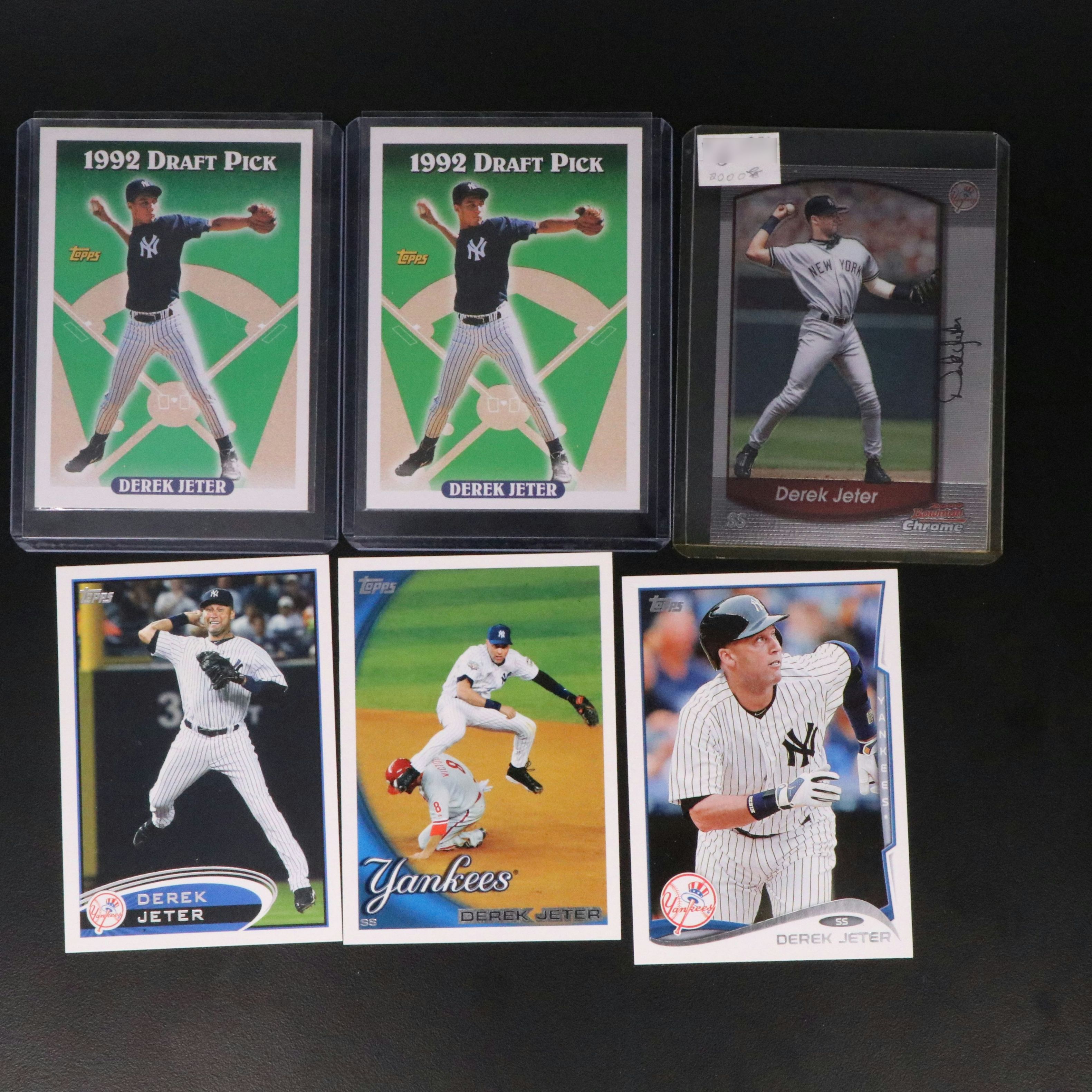 Derek Jeter Baseball Cards Featuring 1993 Topps Gold Rookie and More