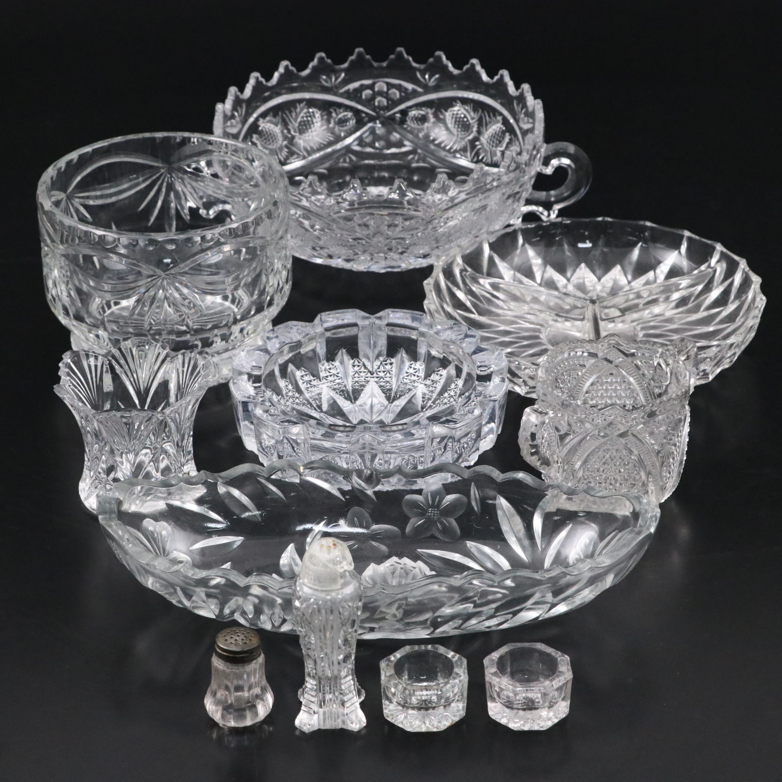 American Brilliant Style with Other Glass and Crystal