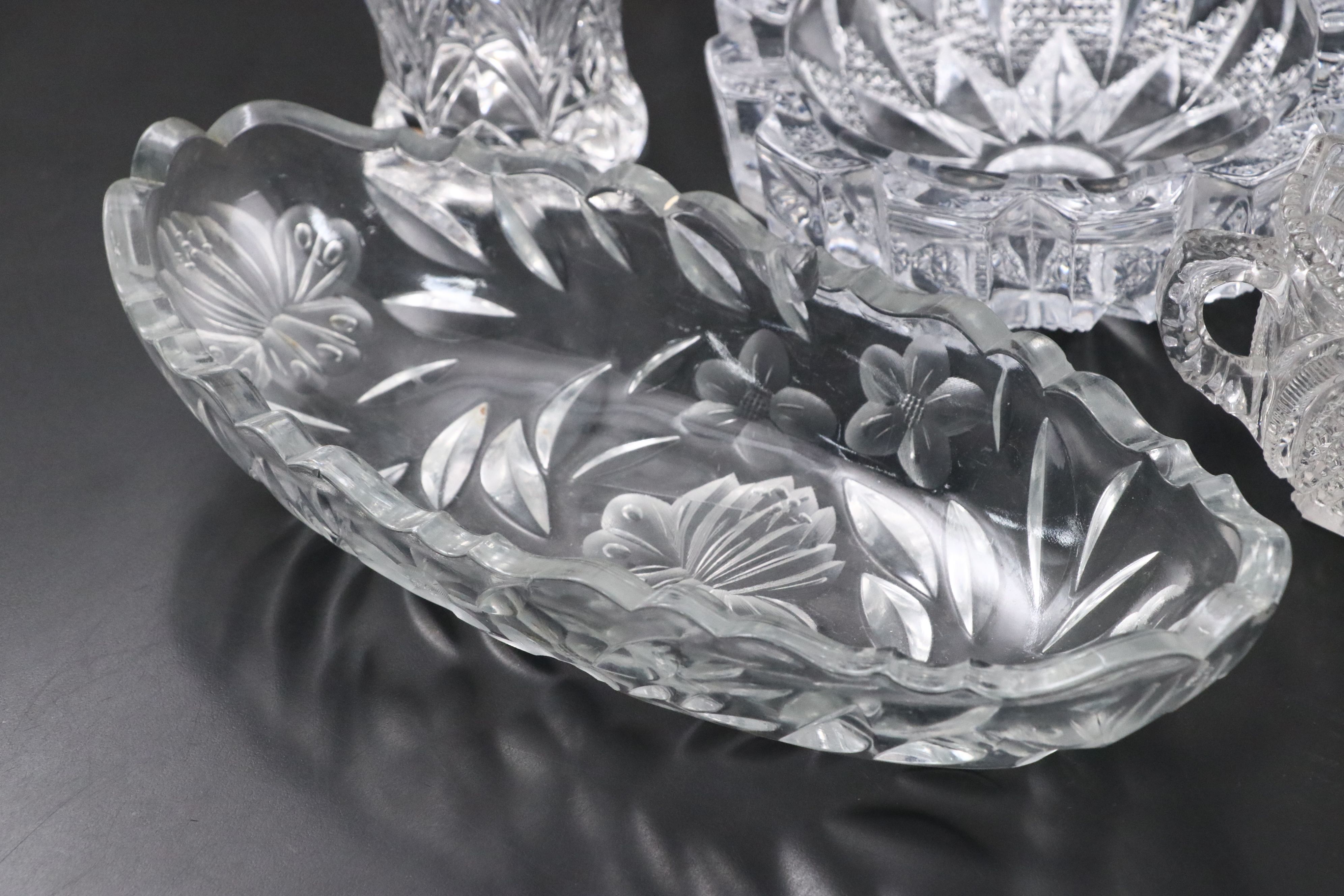 American Brilliant Style with Other Glass and Crystal