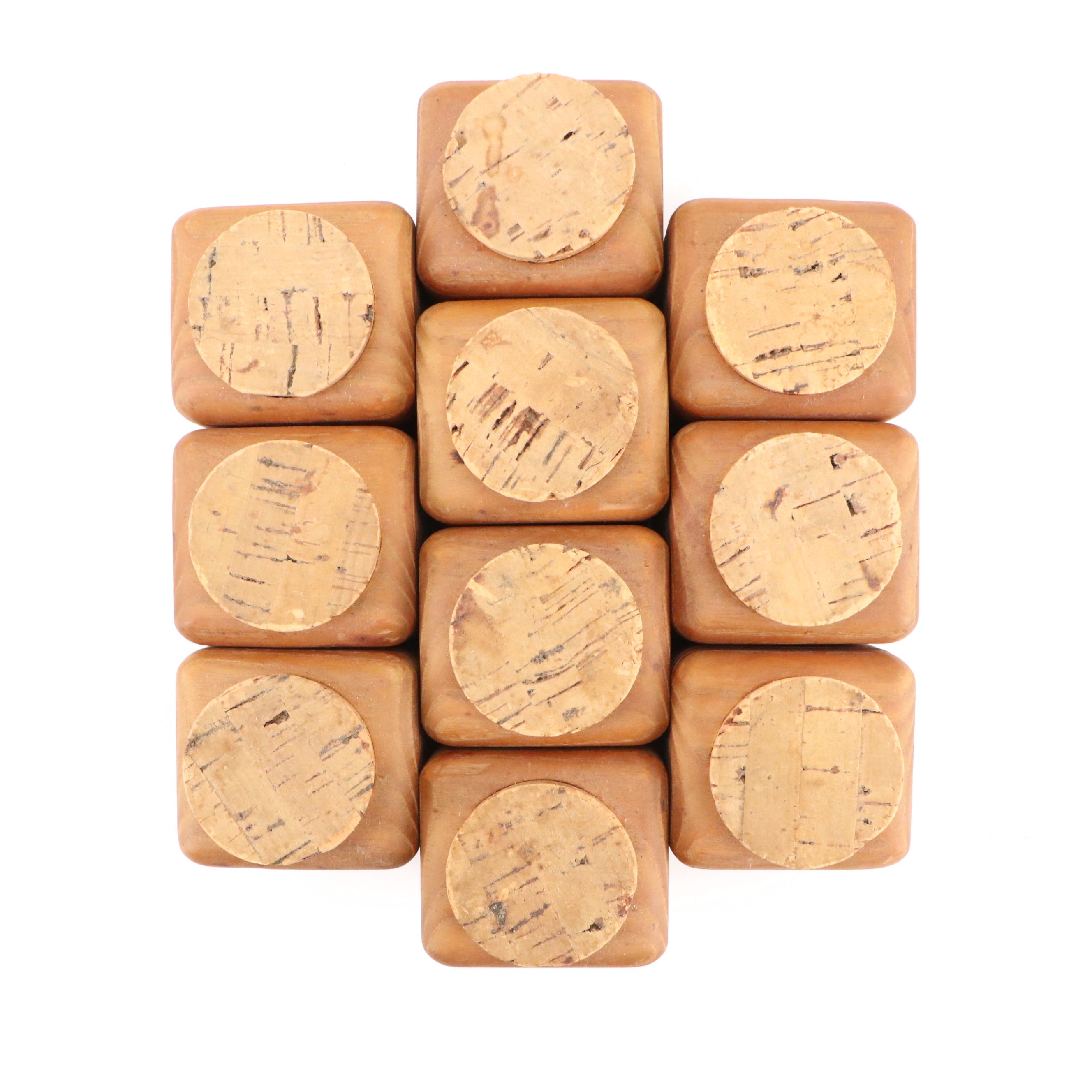 Le Creuset Enameled Cast Iron "Tostador" Pan with Other Wooden Spice Bottles