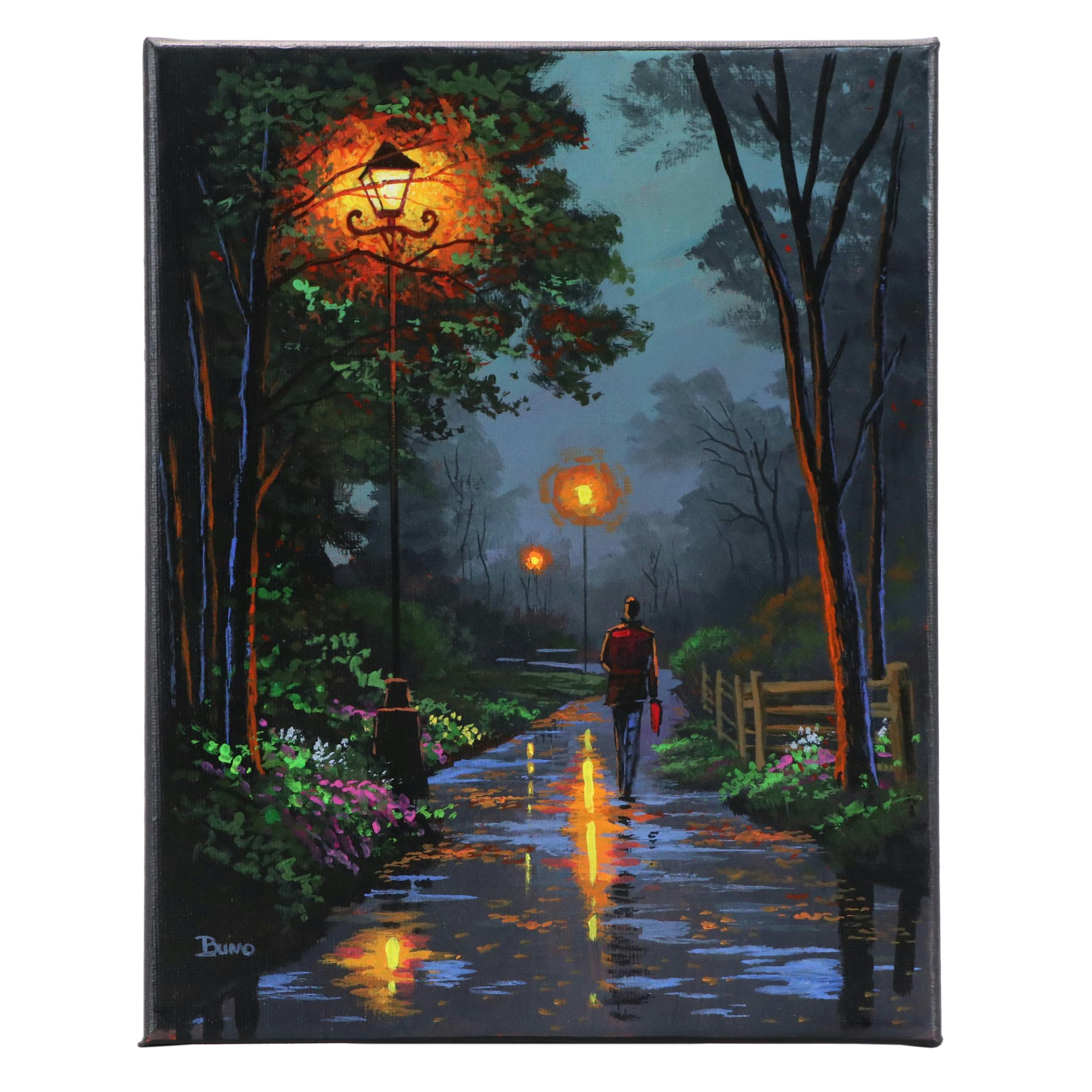 Doug "Bumo" Johnpeer Landscape Oil Painting, 2025